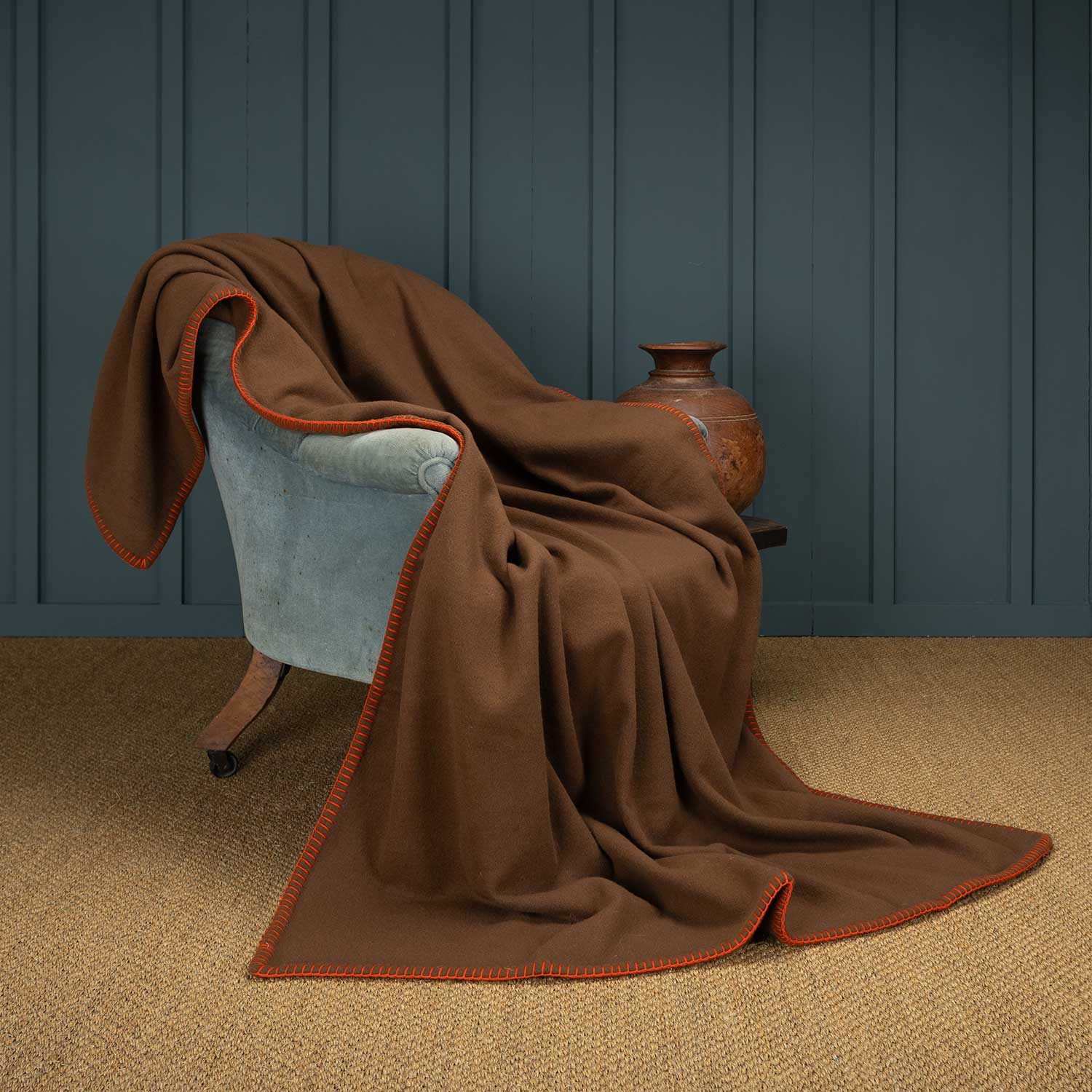 Cadiz Merino Blanket Gingerbread - Image 5