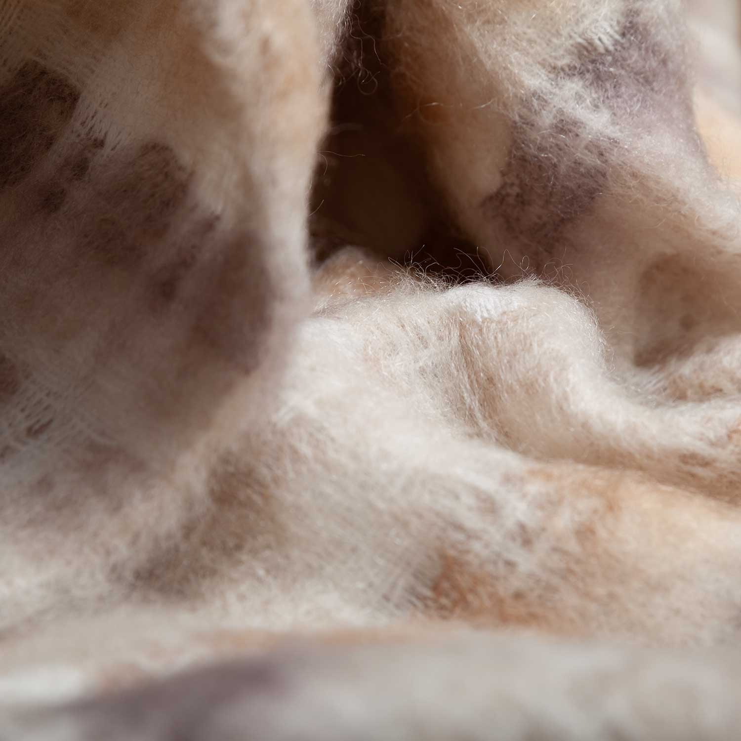Carmen Mohair Blanket Coffee Cream - Image 8