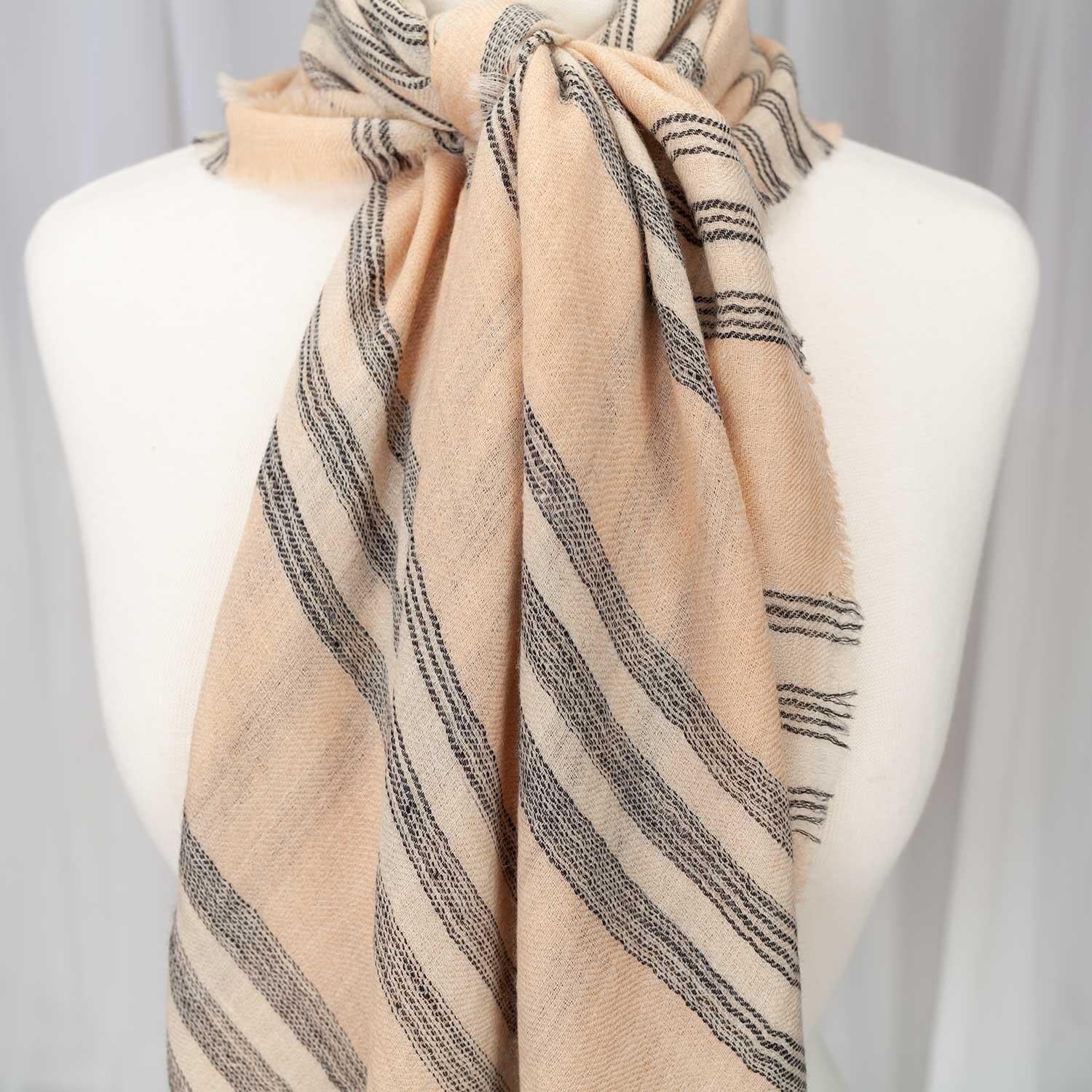 Cashmere Square Shawl Sahara - Image 3