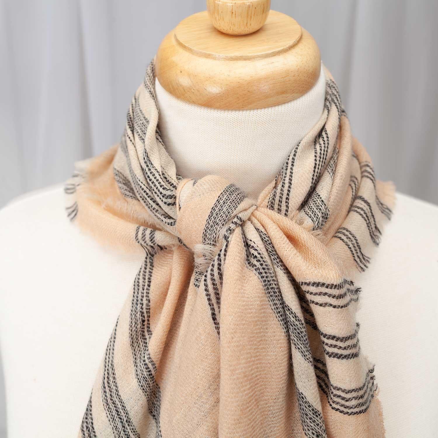 Cashmere Square Shawl Sahara - Image 4