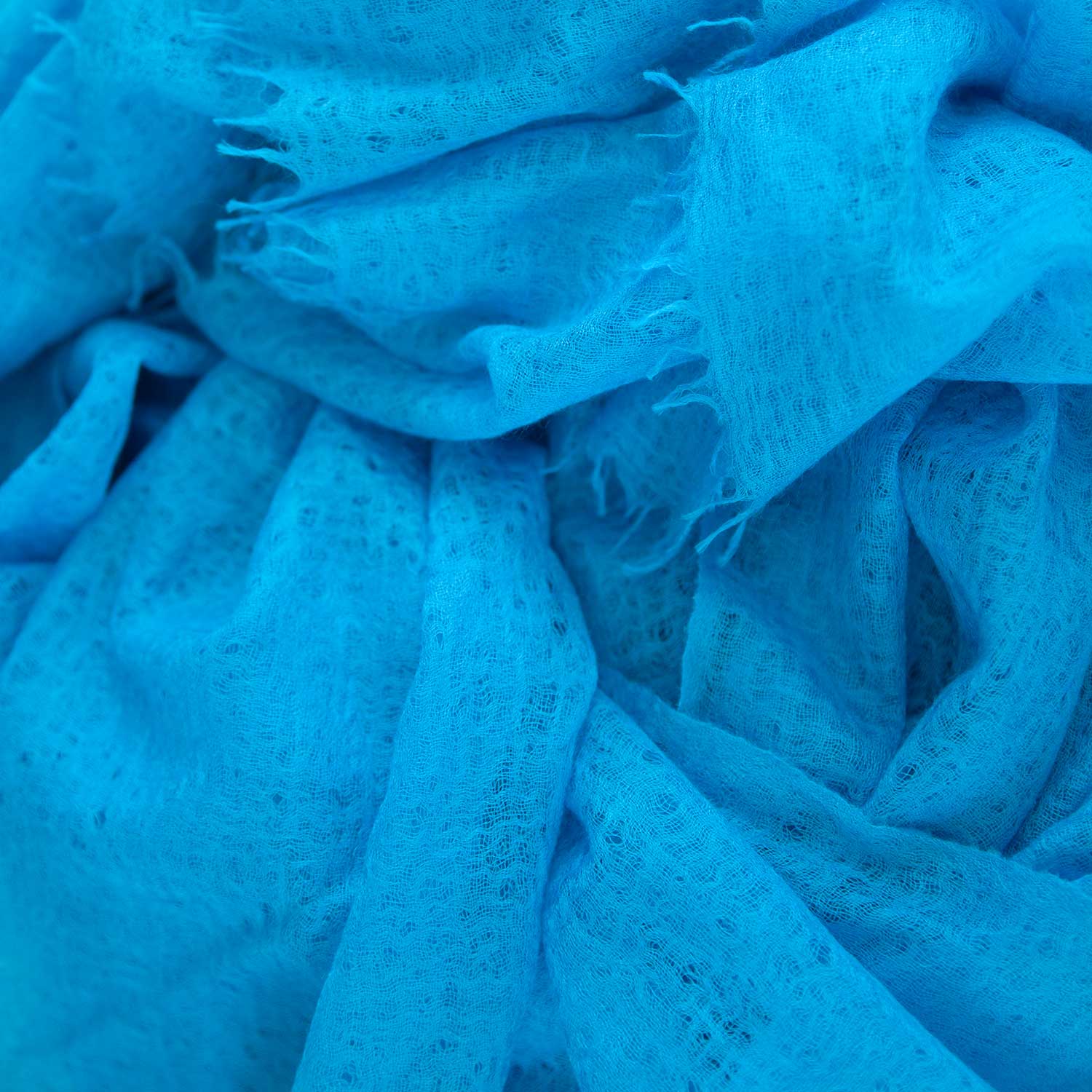 Diaphanous Pashmina Dark Turquoise - Image 4