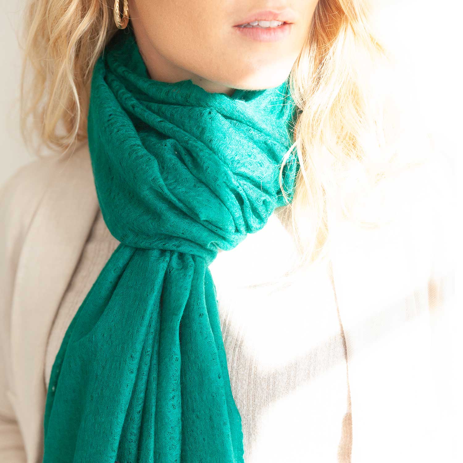 Diaphanous Pashmina Emerald - Image 5