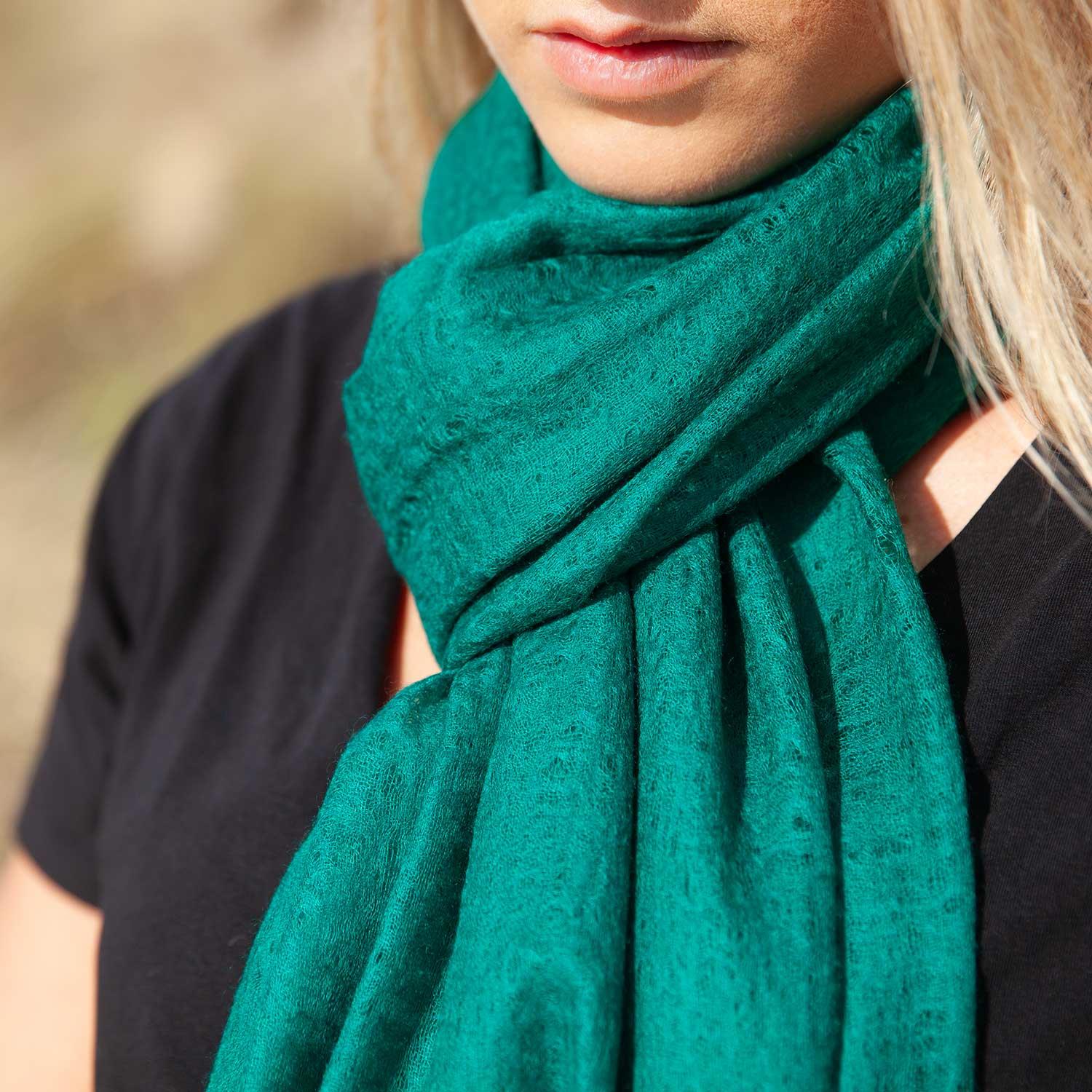 Diaphanous Pashmina Emerald - Image 7