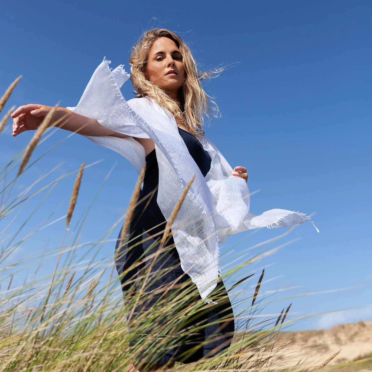 Diaphanous Pashmina Ivory - Image 5