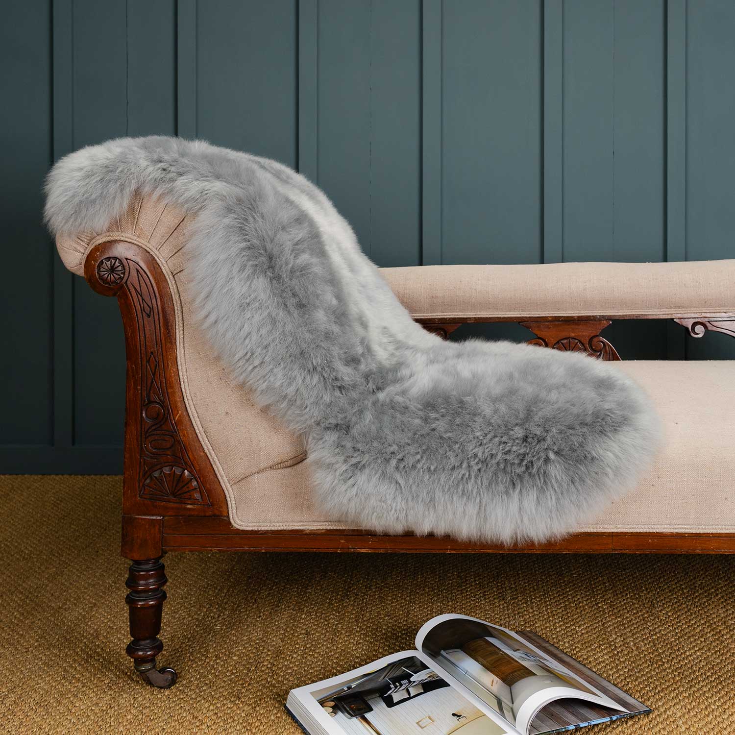 Dove Grey Sheepskin - Image 2