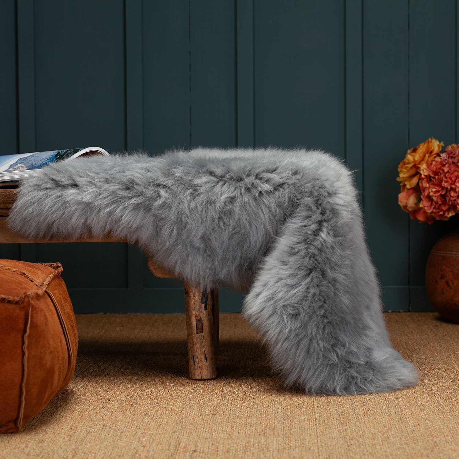 Dove Grey Sheepskin - Image 4