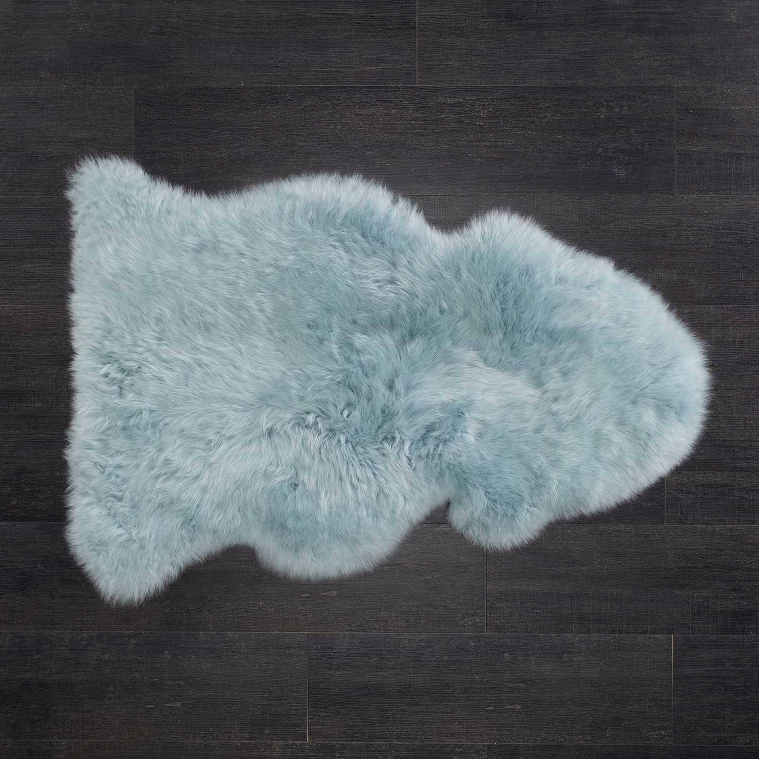 Seconds Sheepskin Rug Duck Egg - Image 2