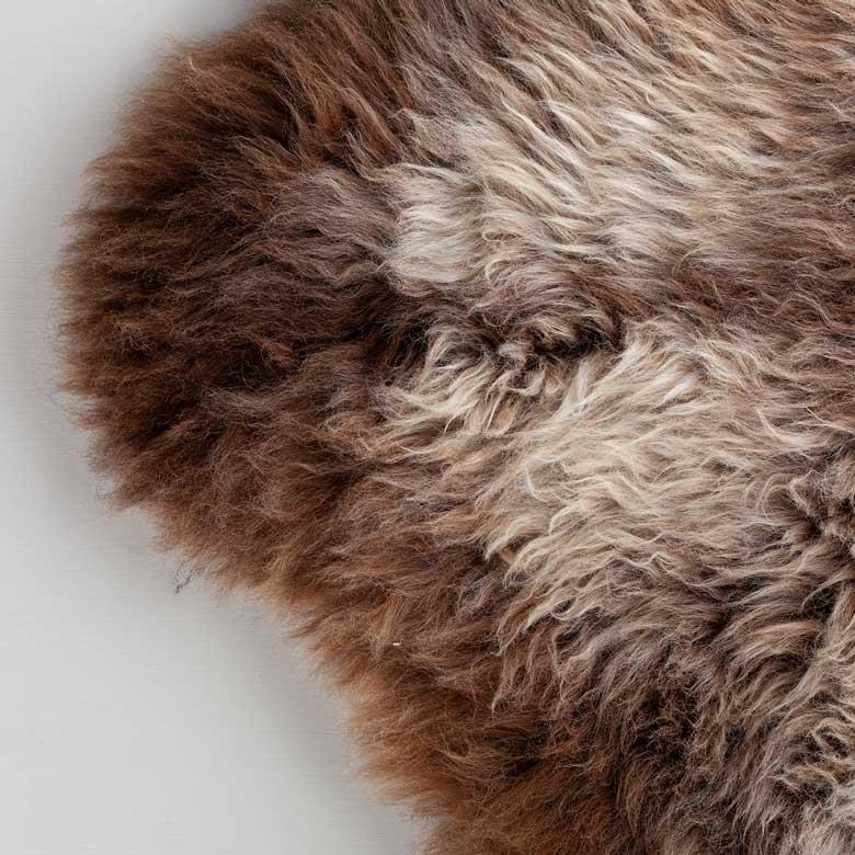 Eco Tanned British Rare-Breed Sheepskin Dark Tones - Image 8