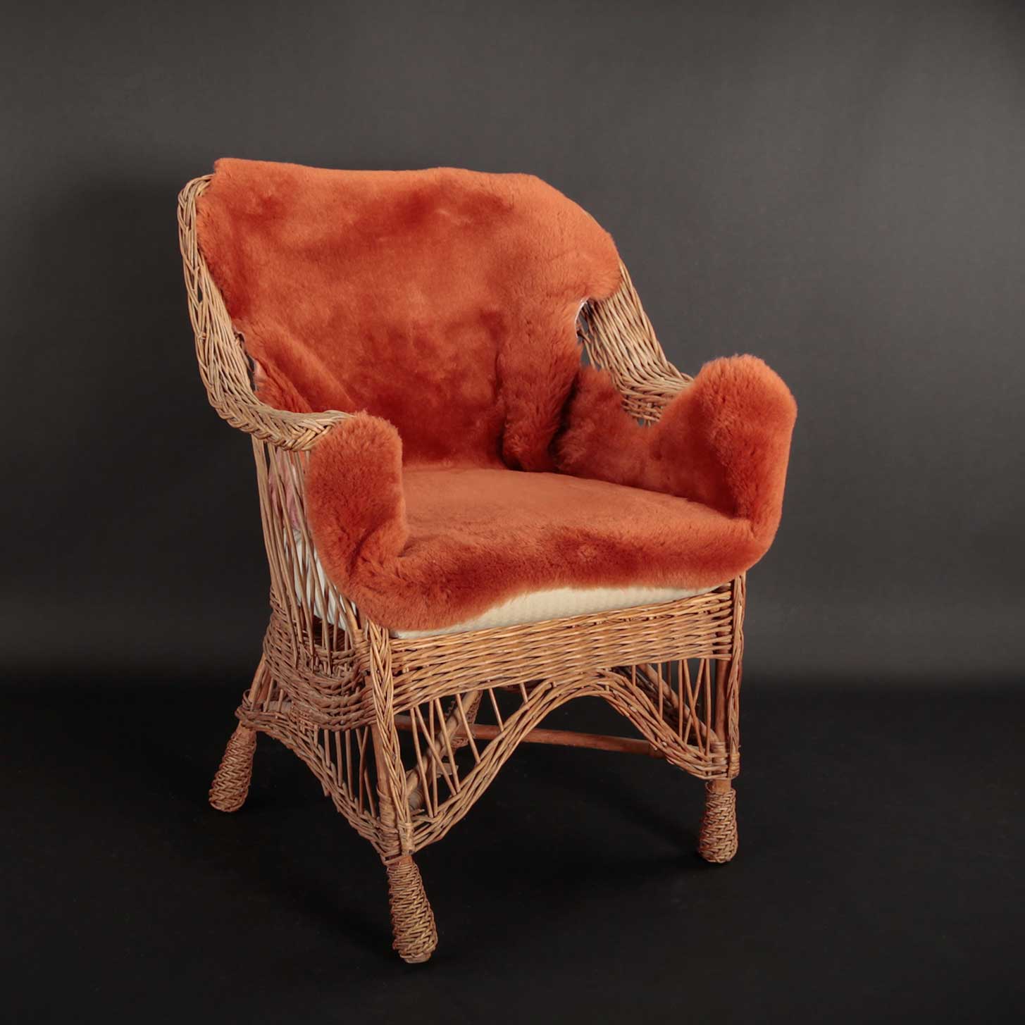 Exclusive Sheepskin Throw Ginger - Image 3