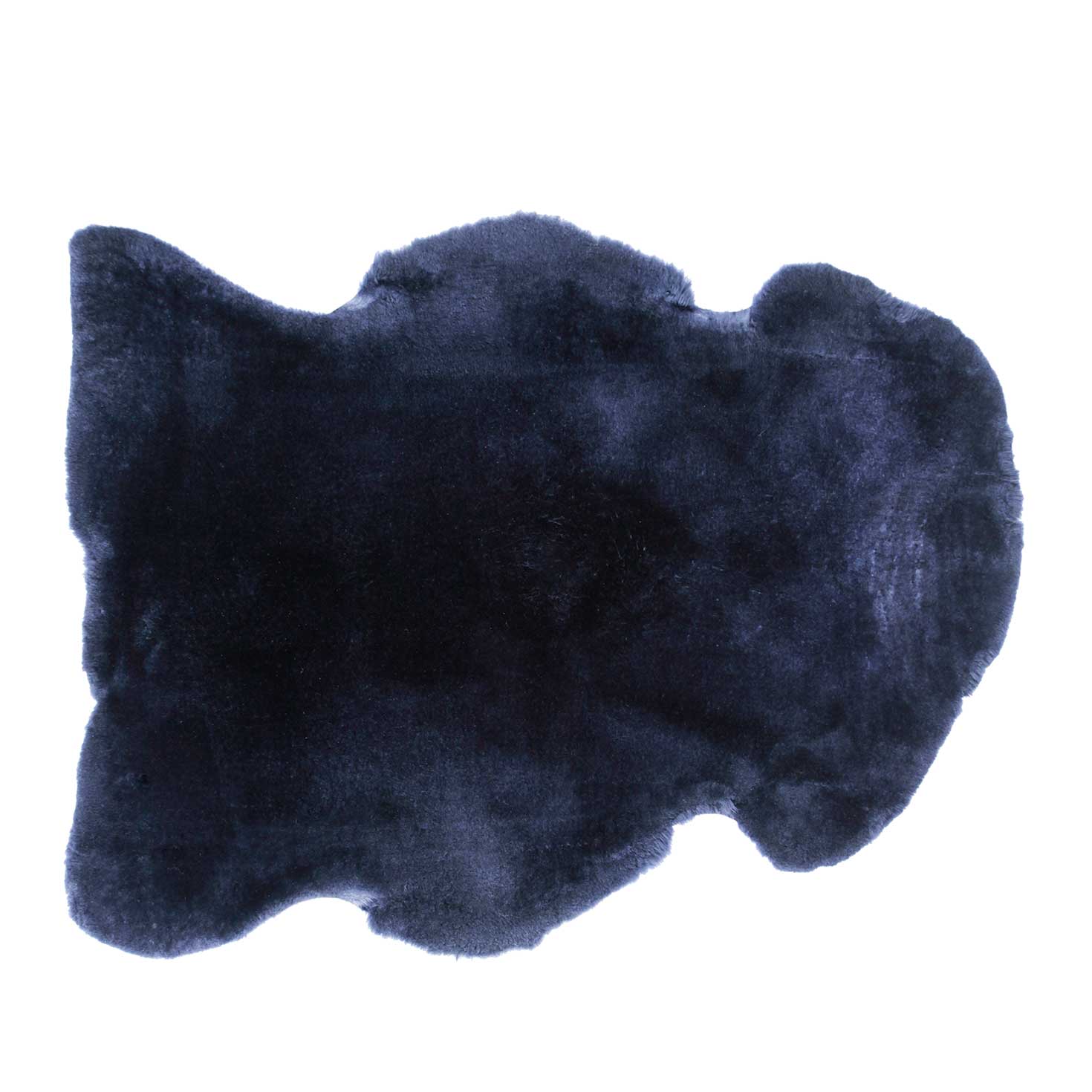 Exclusive Sheepskin Throw Midnight Blue - Image 3