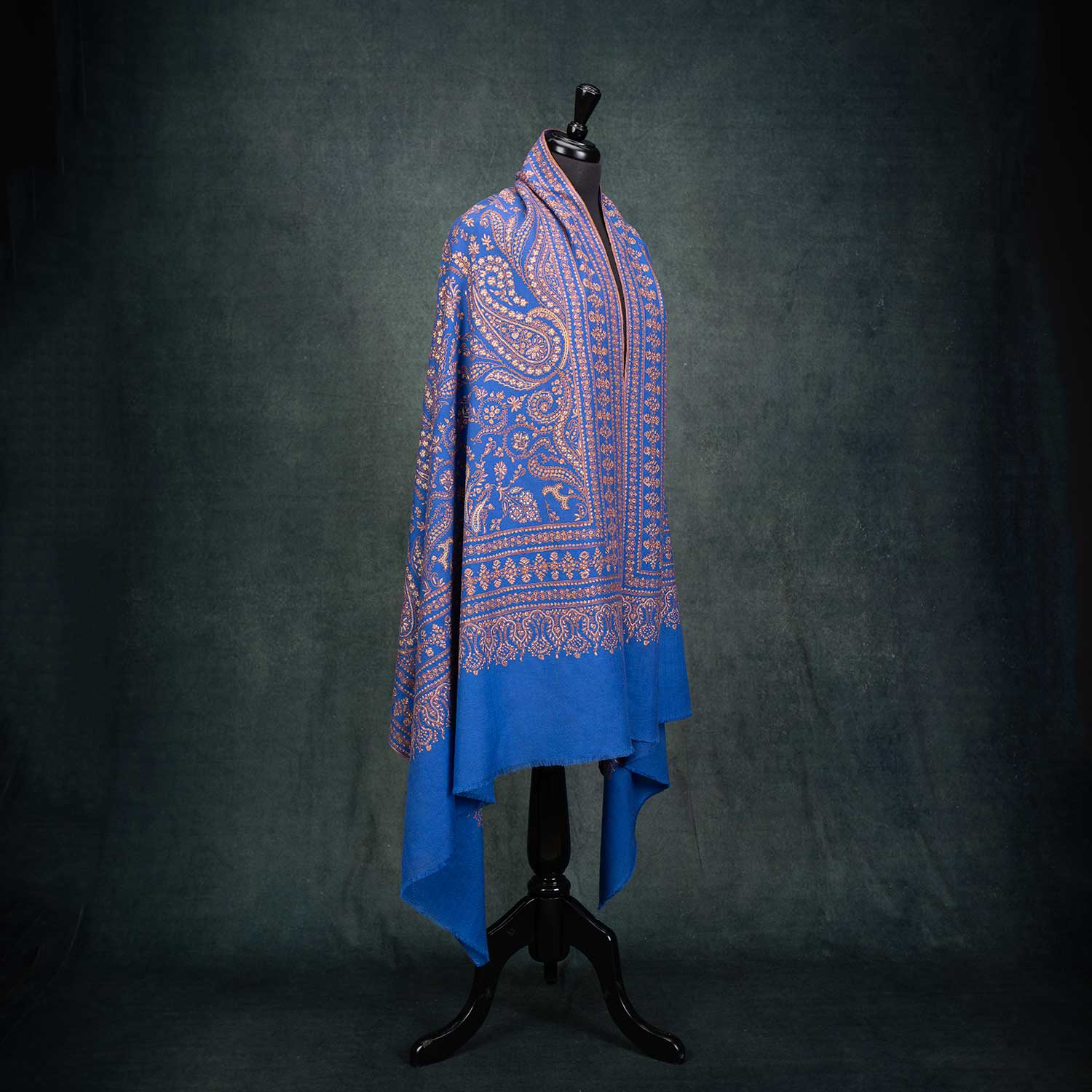 Hand Embroidered Exclusive Cashmere Pashmina - Image 3