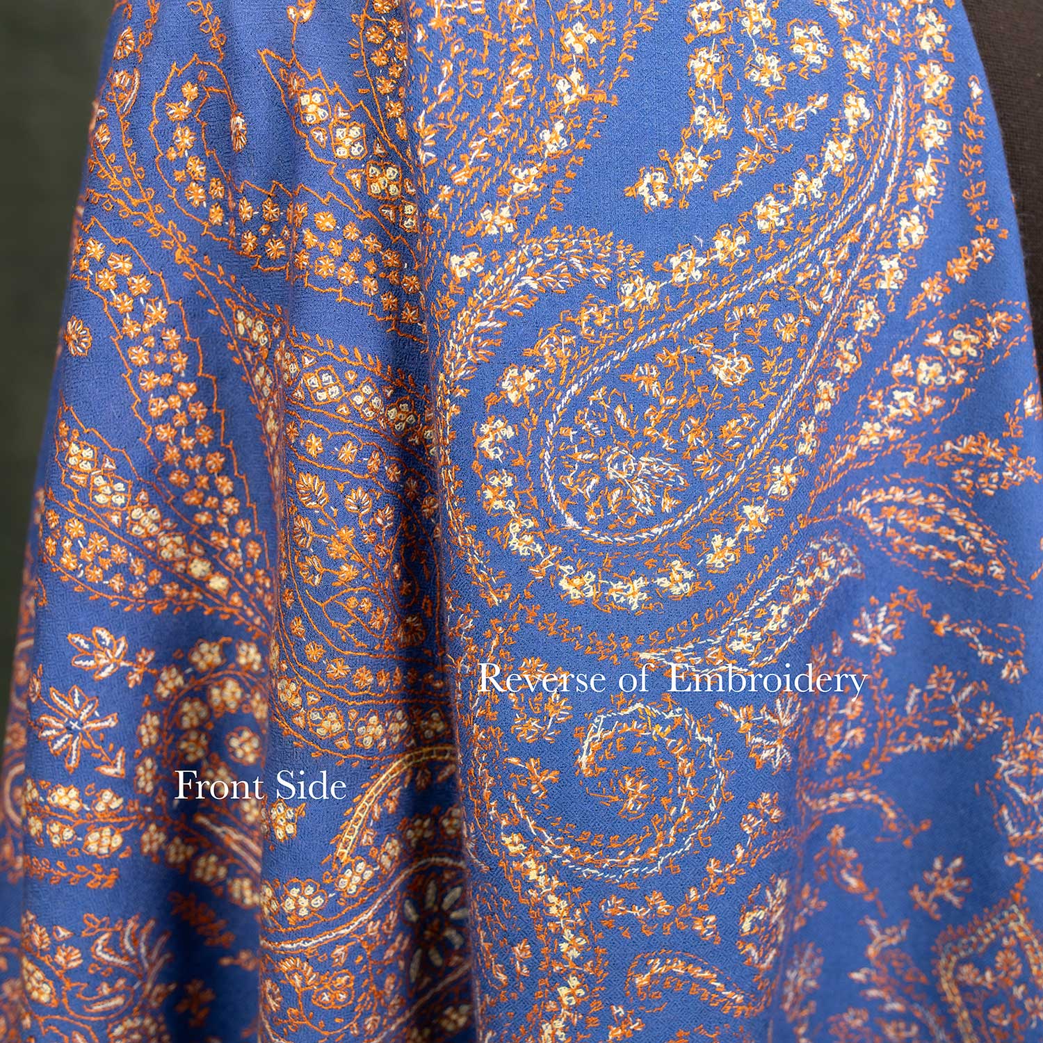 Hand Embroidered Exclusive Cashmere Pashmina - Image 9