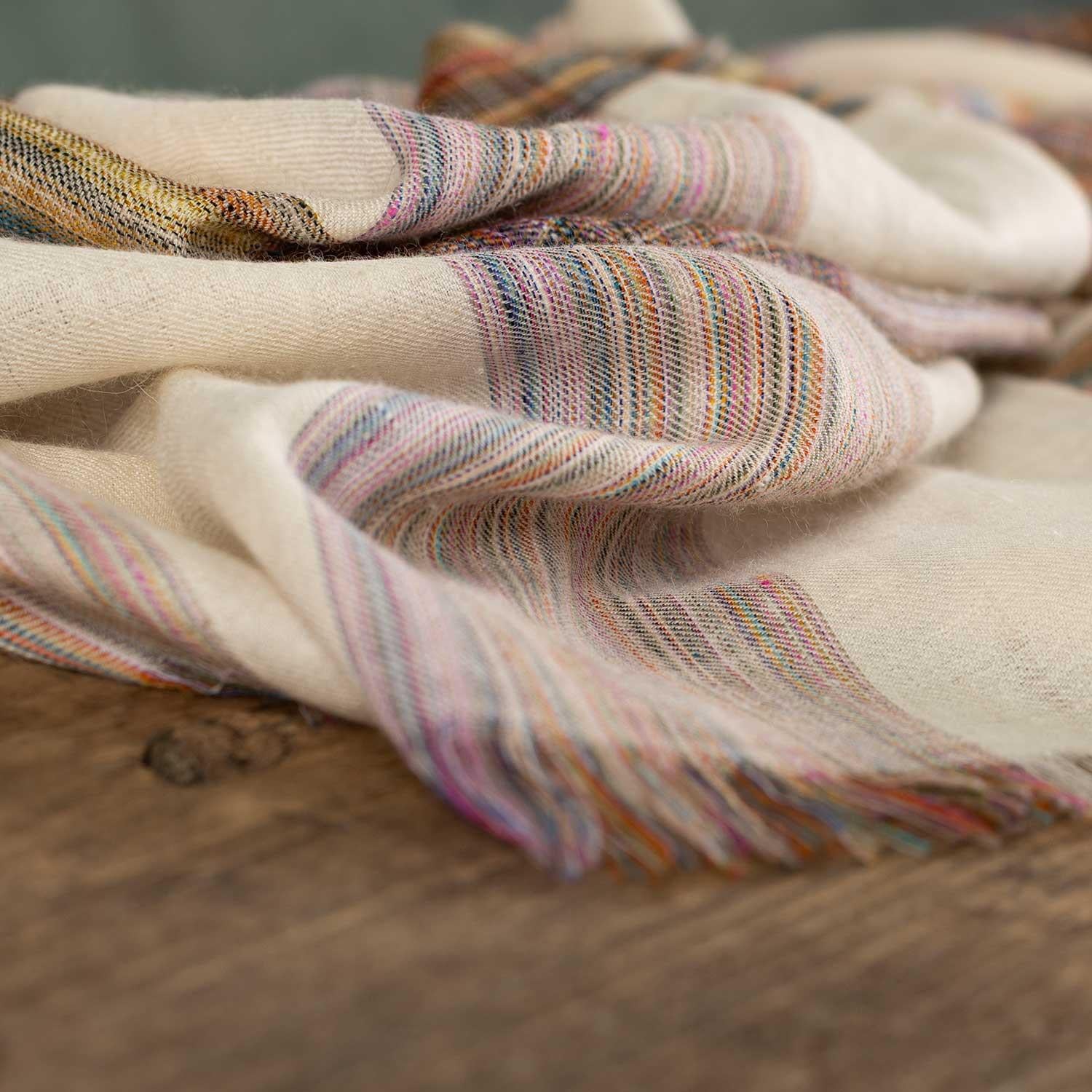 Handwoven Music Series 'Rainbow Stole' - Image 8