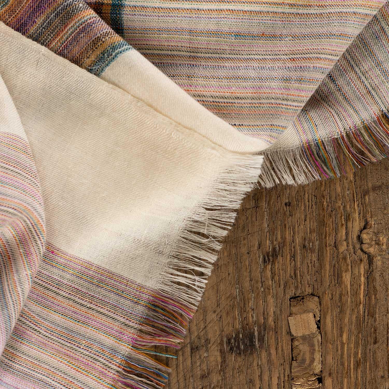 Handwoven Music Series 'Rainbow Stole' - Image 9