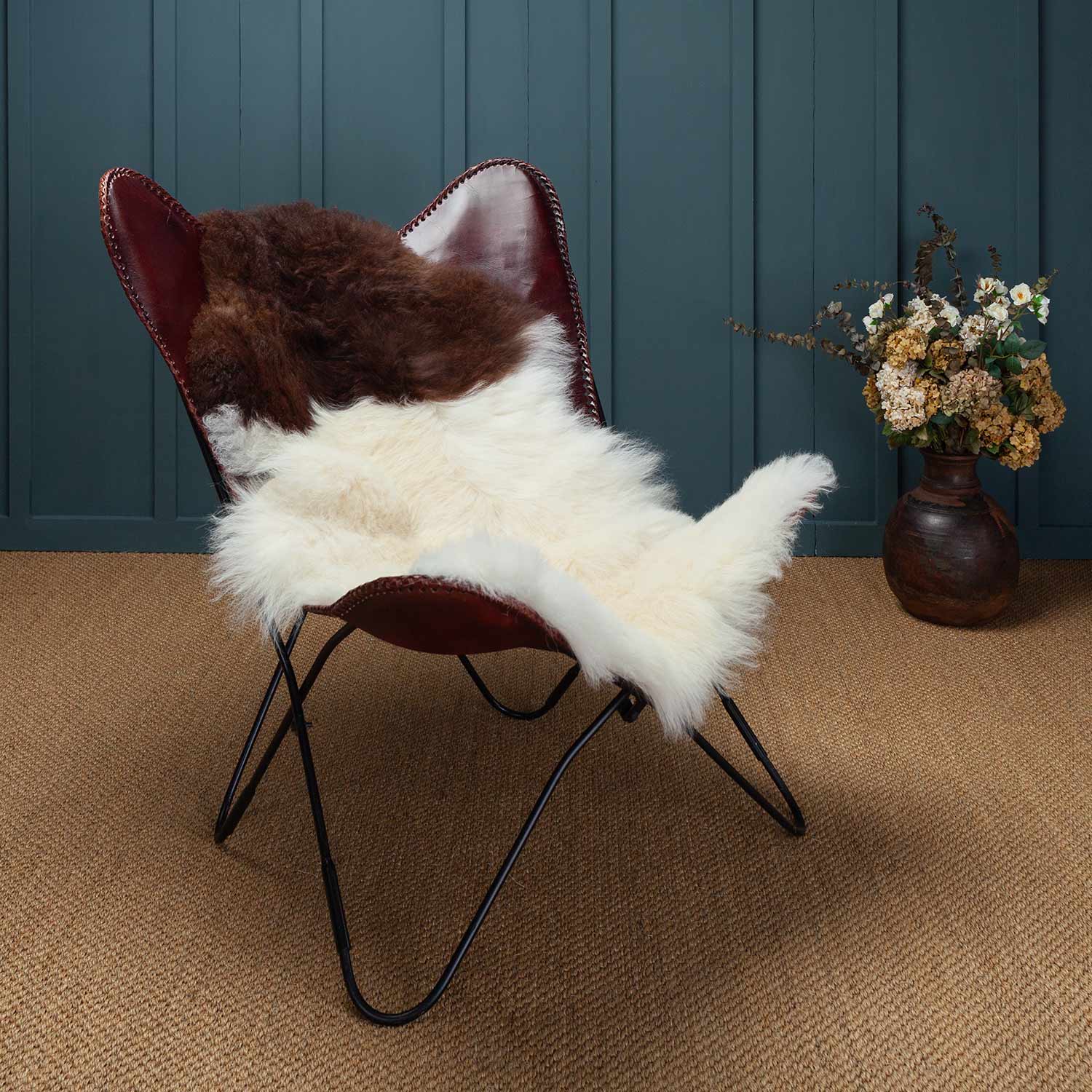 Himalayan Natural Piebald Sheepskin - Image 5