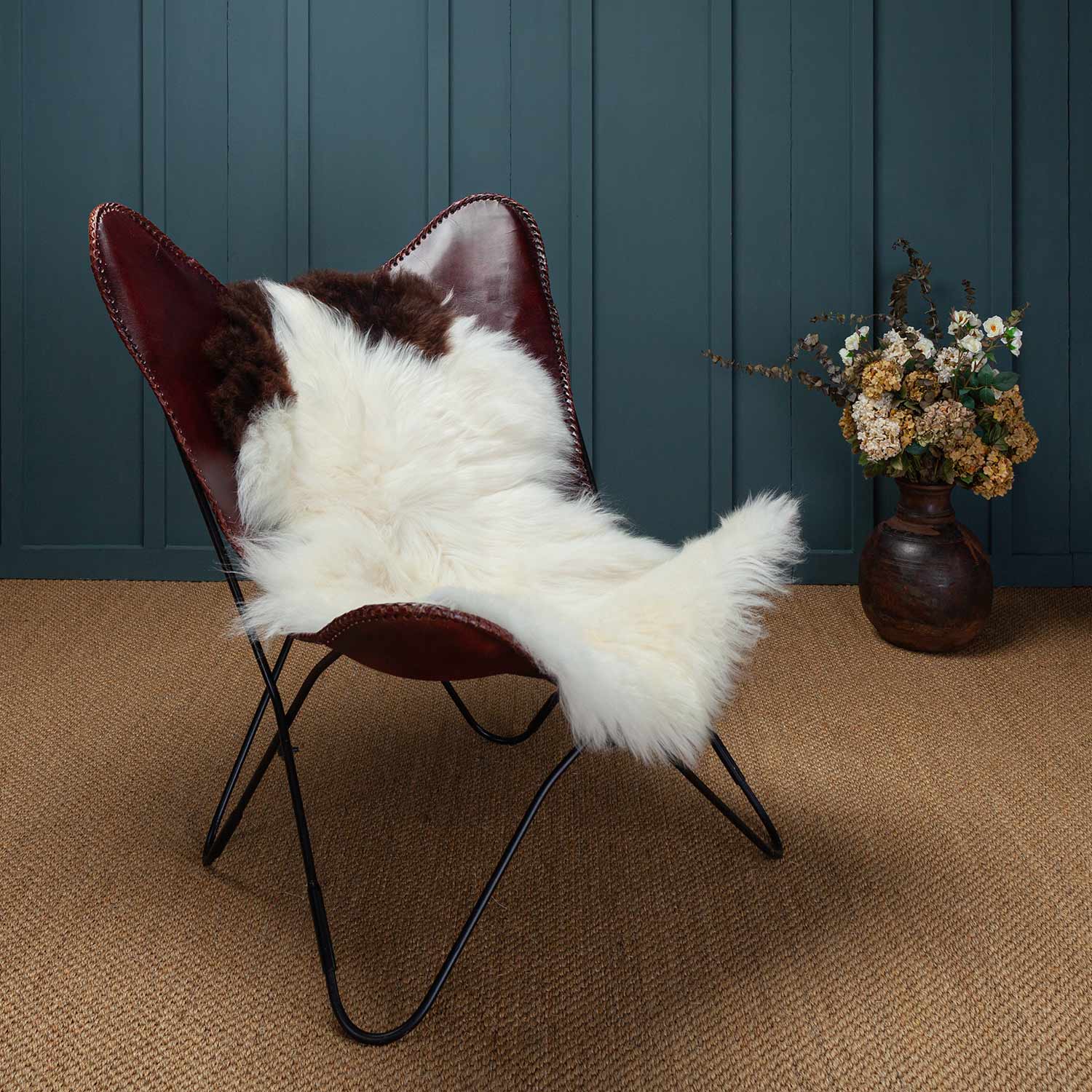 Himalayan Natural Piebald Sheepskin - Image 8