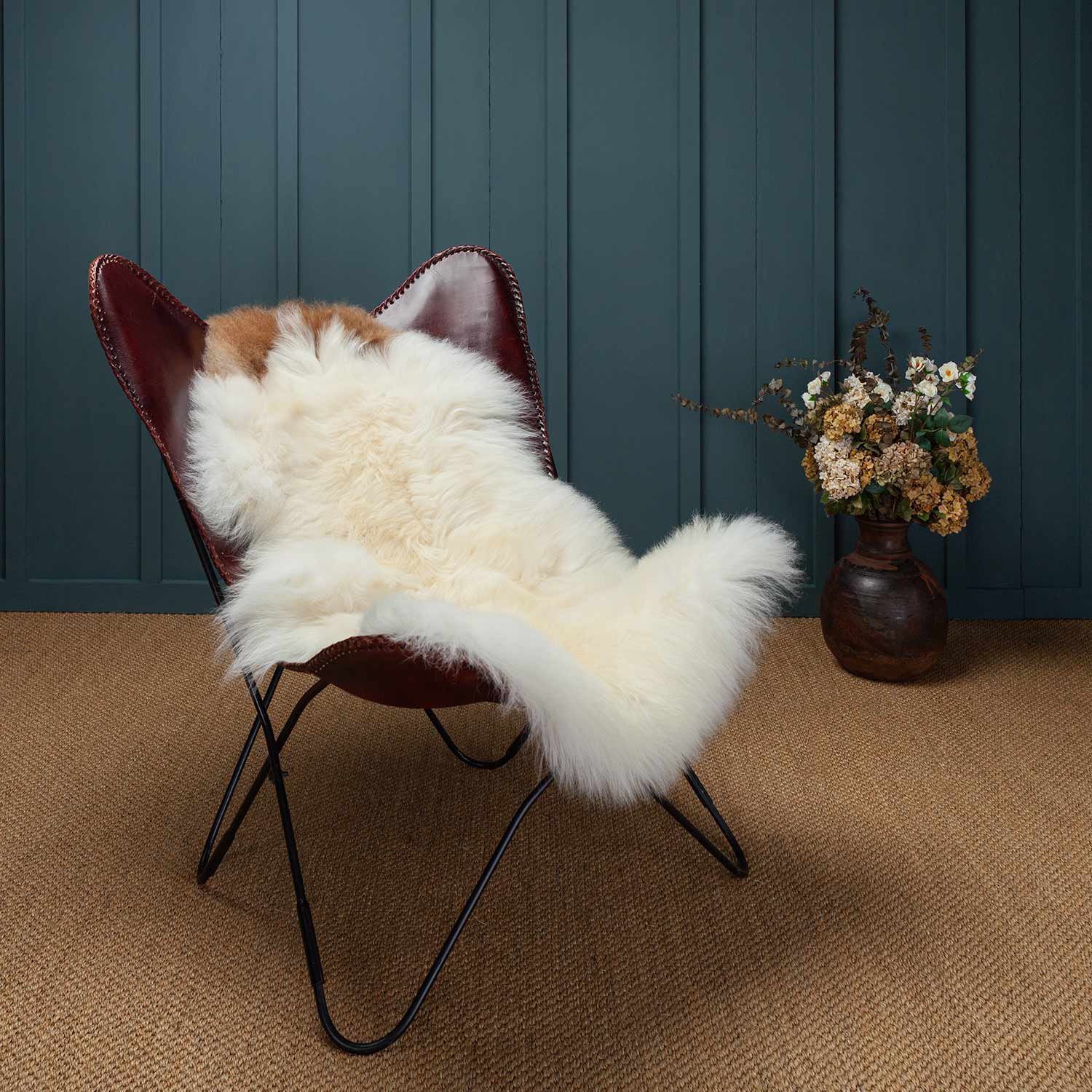 Himalayan Natural Piebald Sheepskin - Image 9