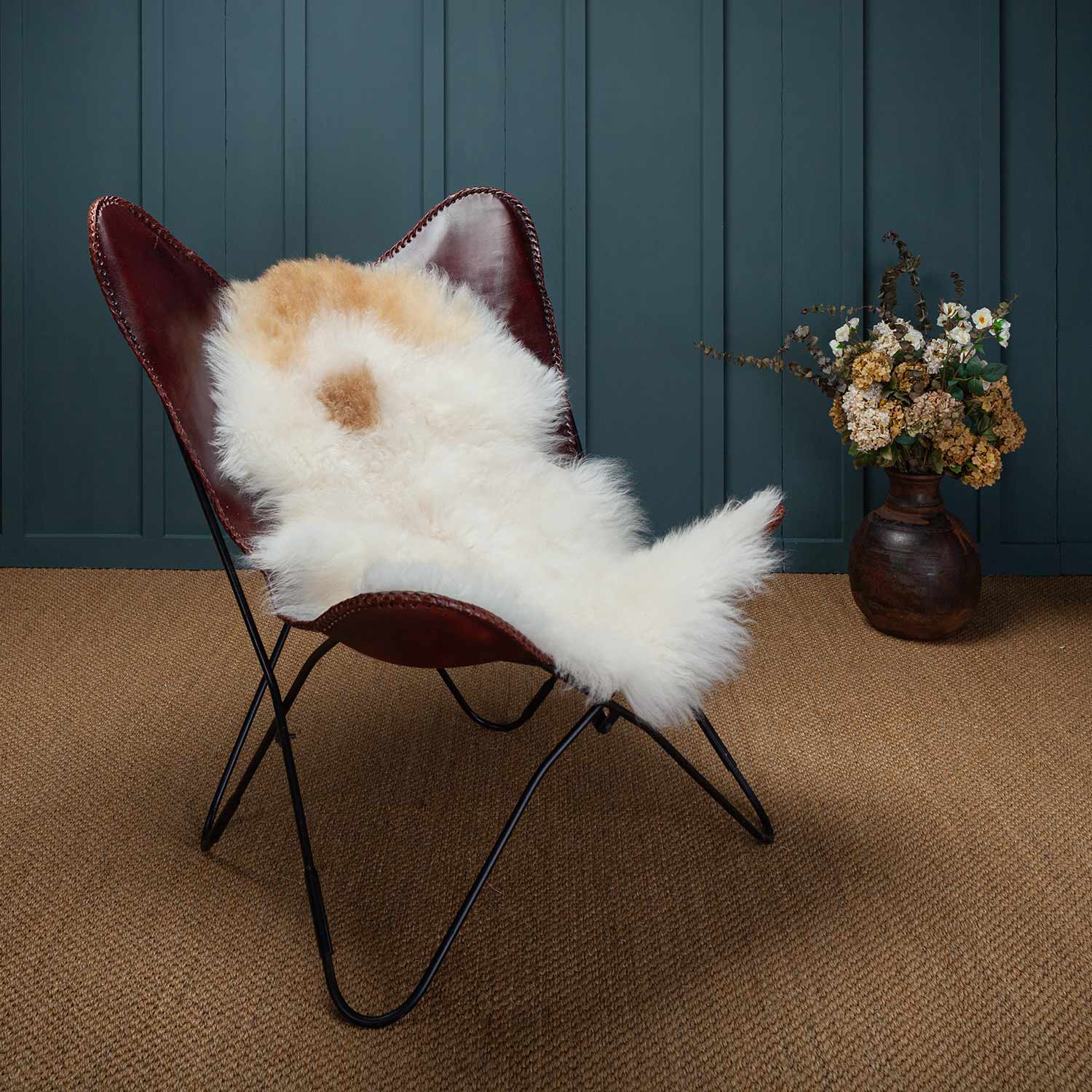 Himalayan Natural Spot Sheepskin - Image 9