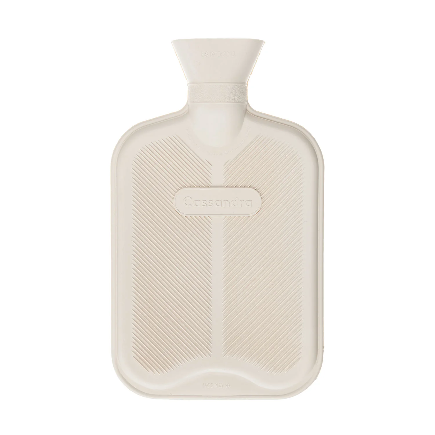 Cream Hot Water Bottle 2 Litre - Image 3