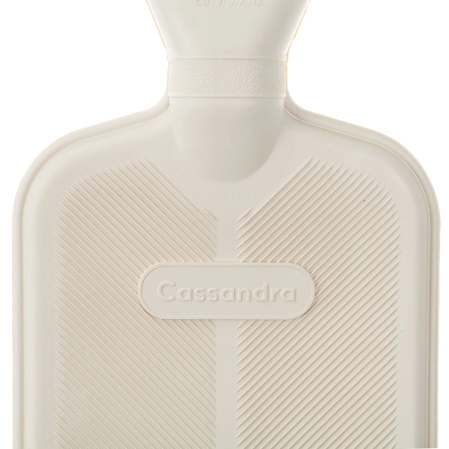 Cream Hot Water Bottle 2 Litre - Image 4