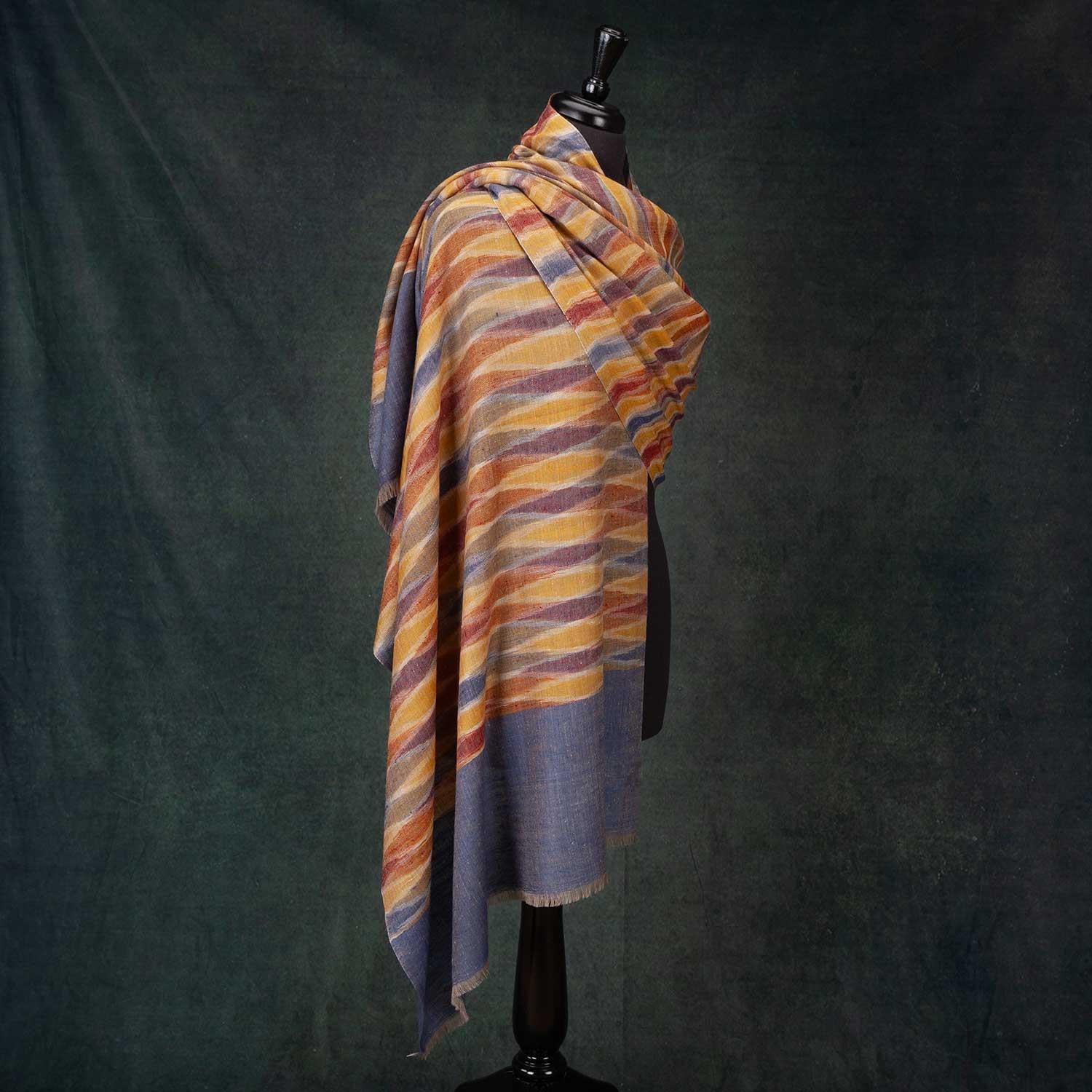 Ikat Cashmere Pashmina Rainbow - Image 2