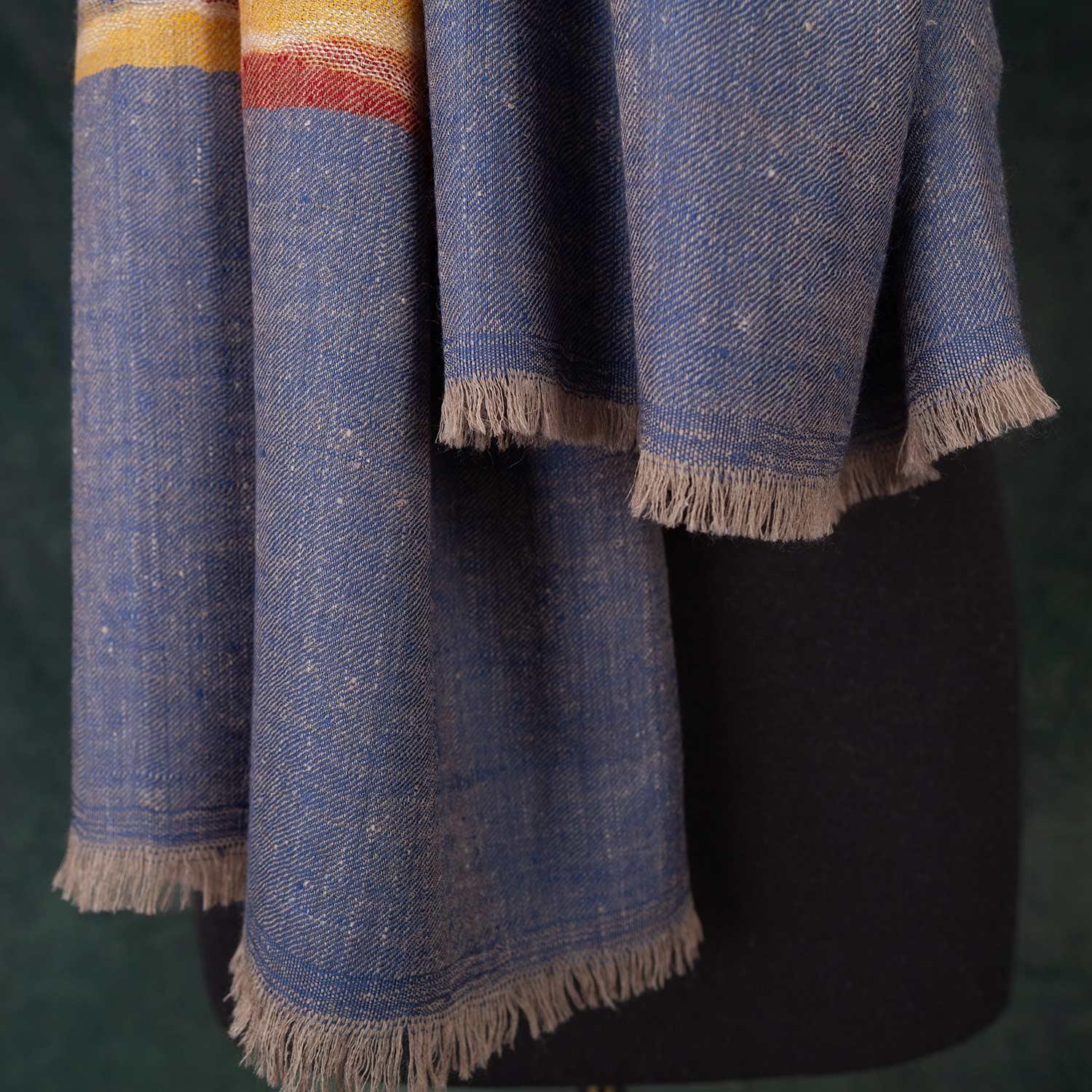 Ikat Cashmere Pashmina Rainbow - Image 8