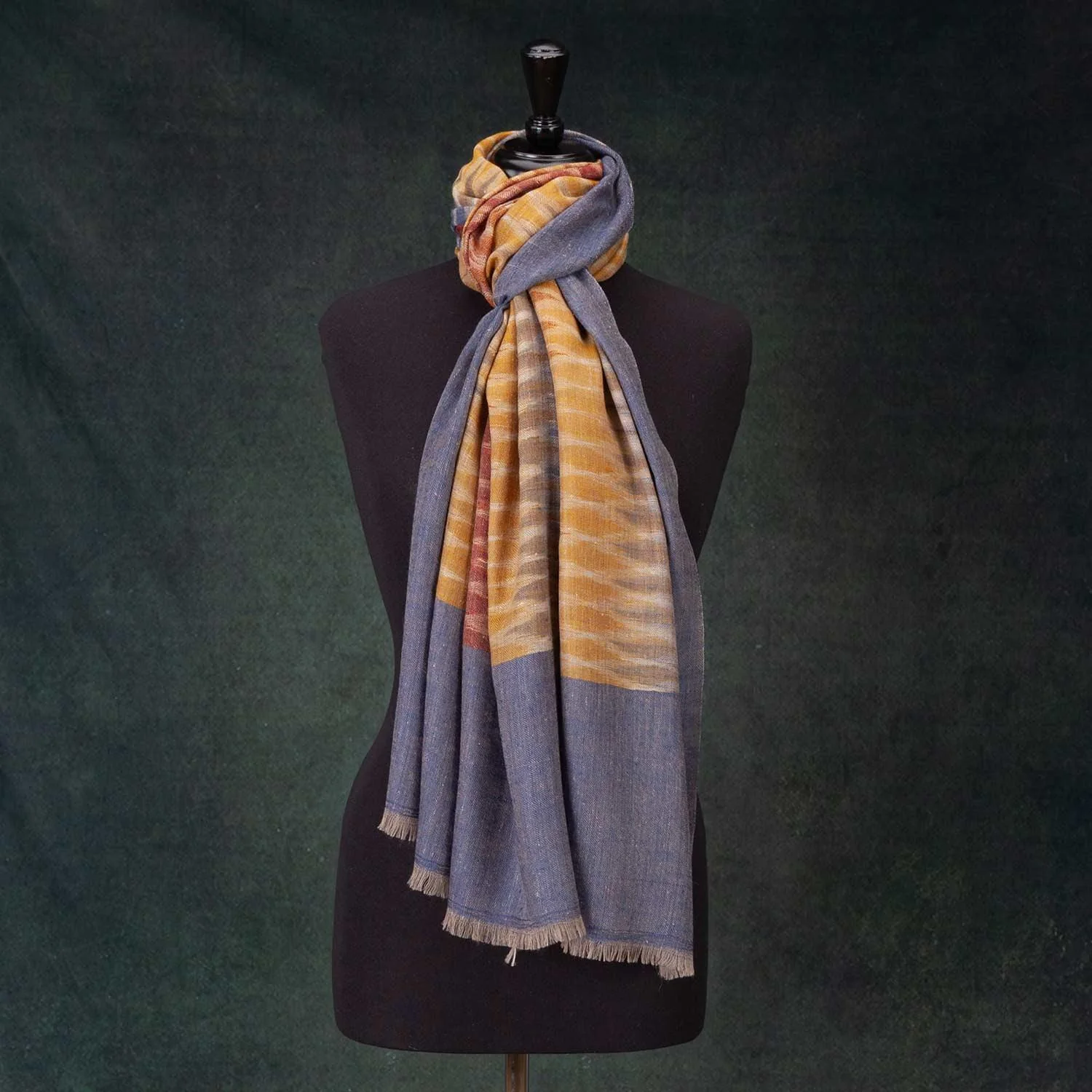 Ikat Cashmere Pashmina Sunrise - Image 5