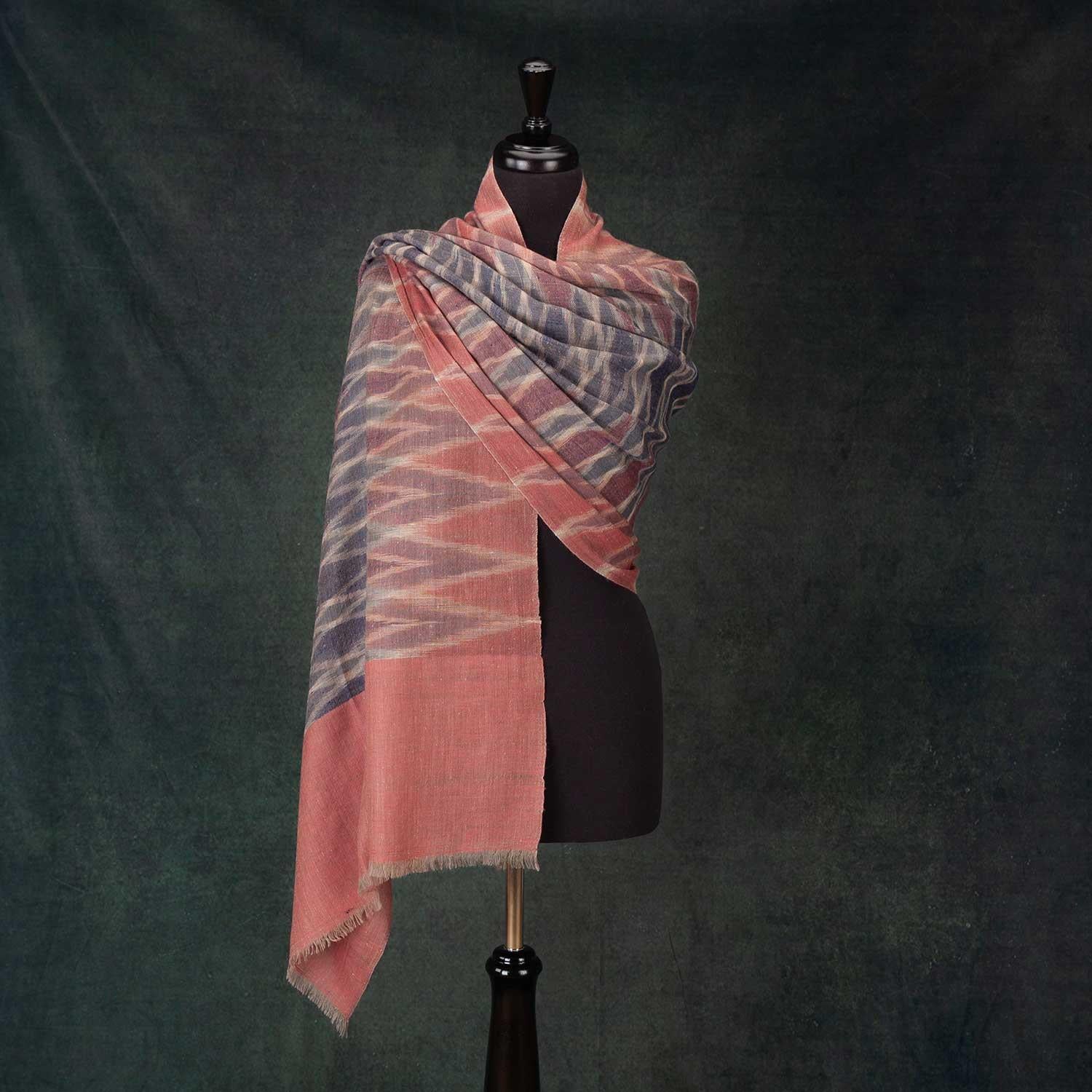 Ikat Cashmere Pashmina Sunset - Image 3