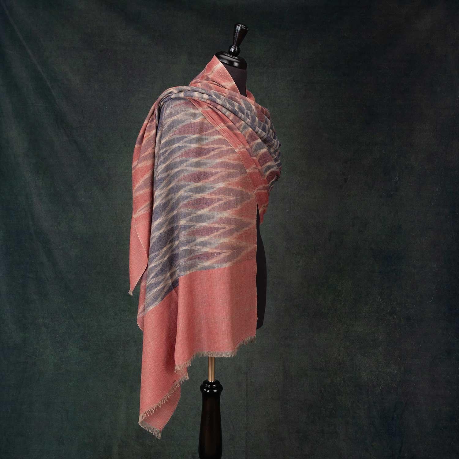 Ikat Cashmere Pashmina Sunset - Image 4