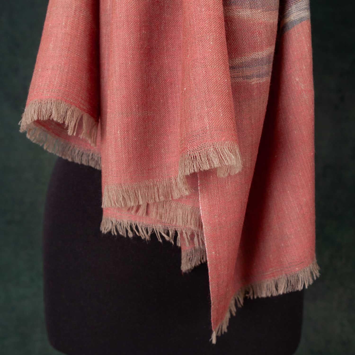 Ikat Cashmere Pashmina Sunset - Image 7