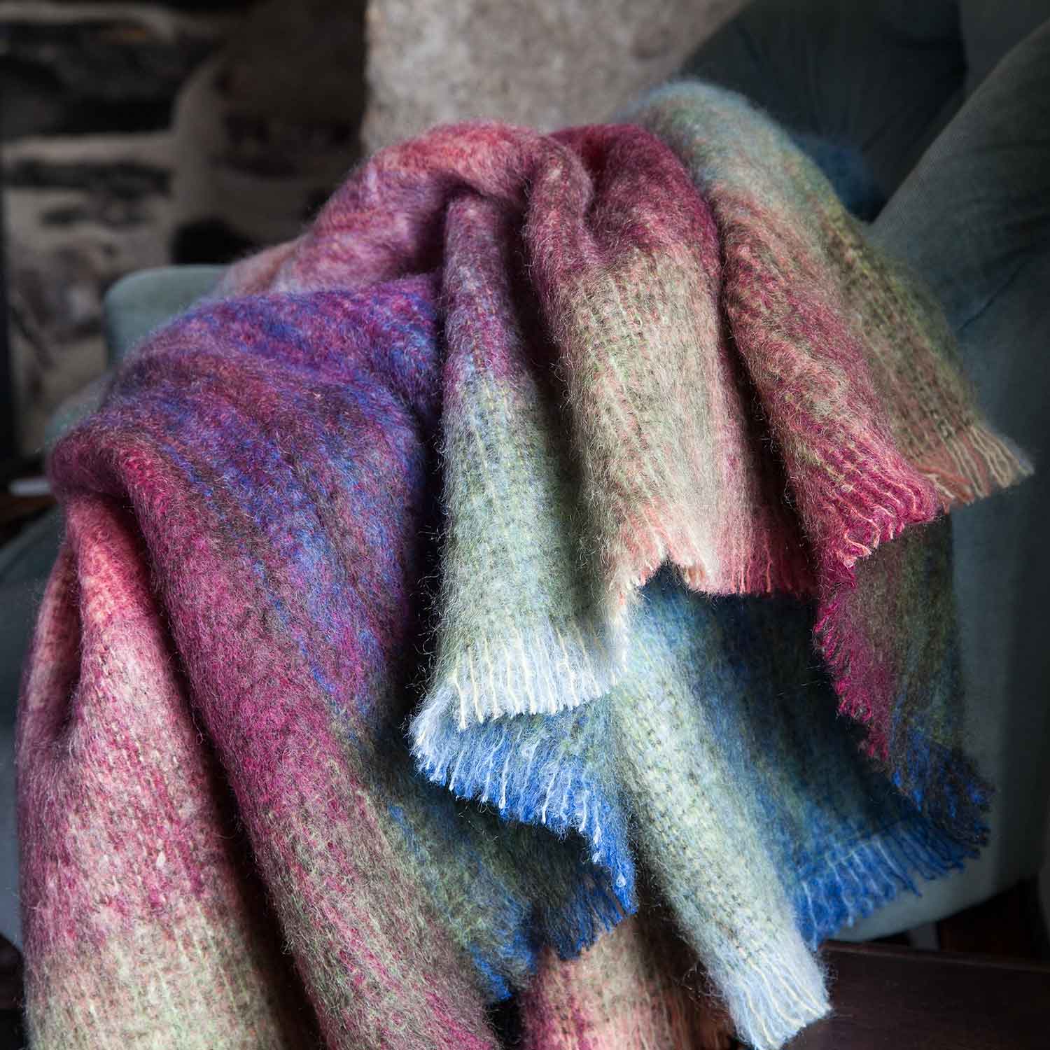 Kaleidoscope Mohair Throw - Image 4