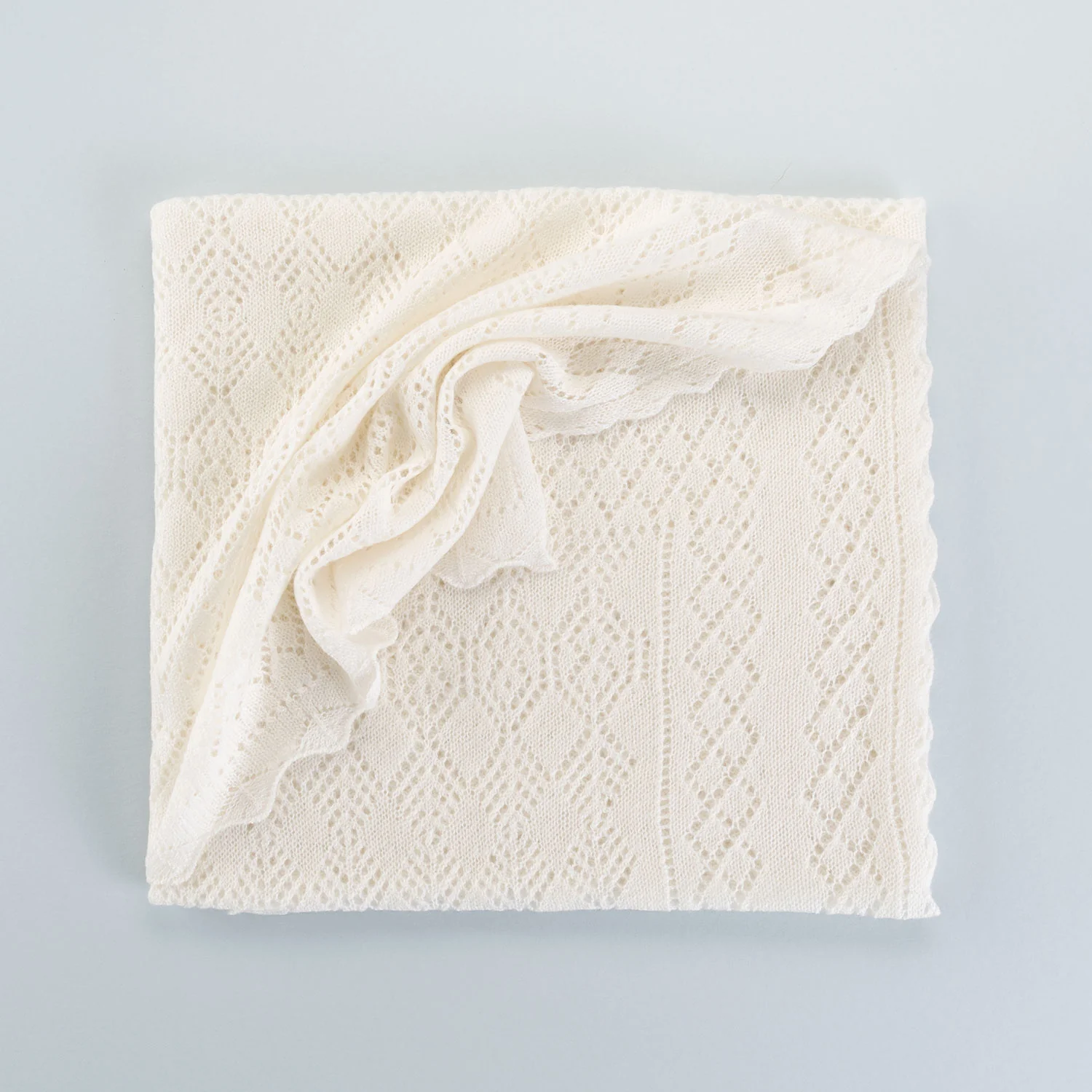 Lace Cashmere Baby Shawl - Image 2