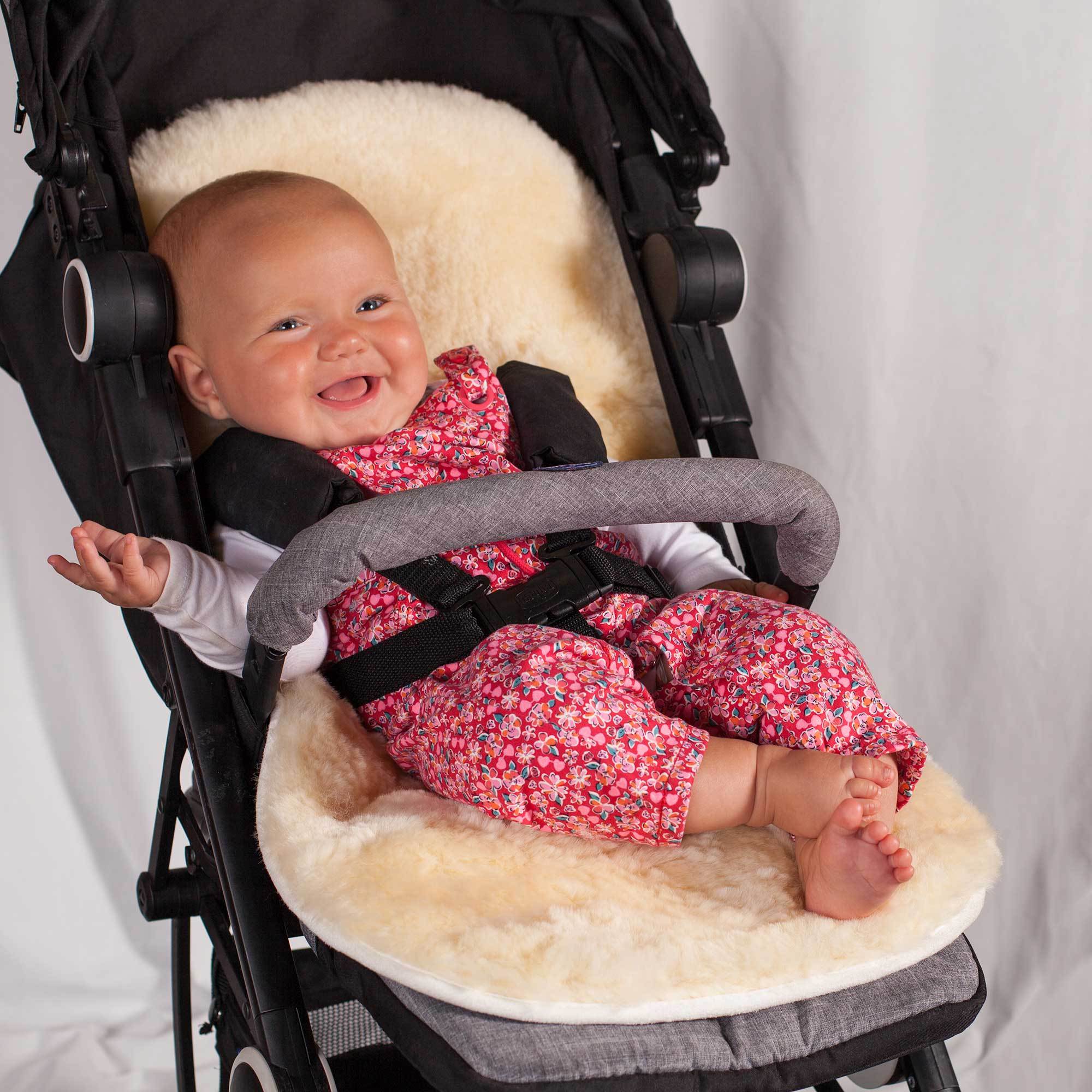Large Sheepskin Pram Liner