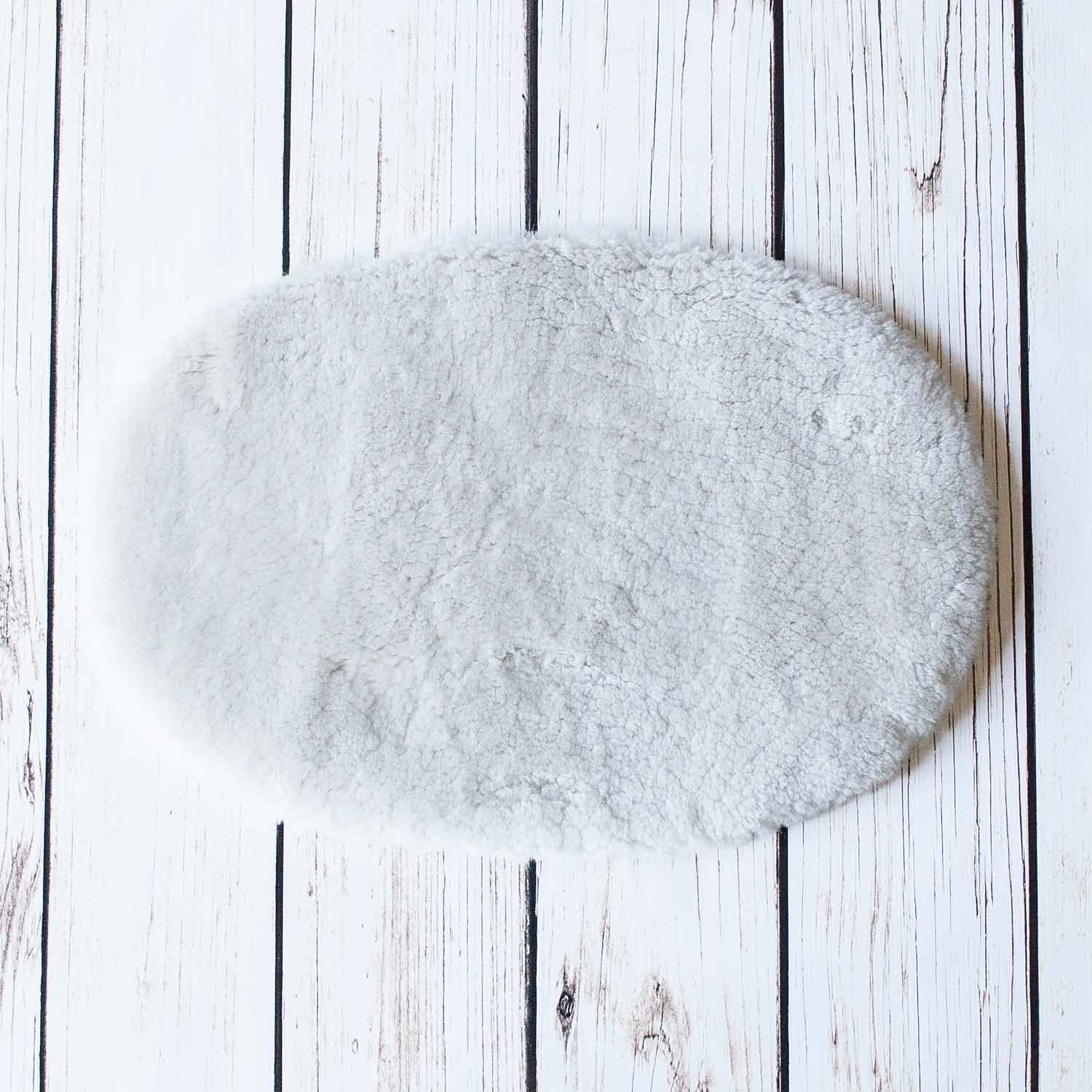 Luxury Oval Sheepskin Pet Bed - Image 3