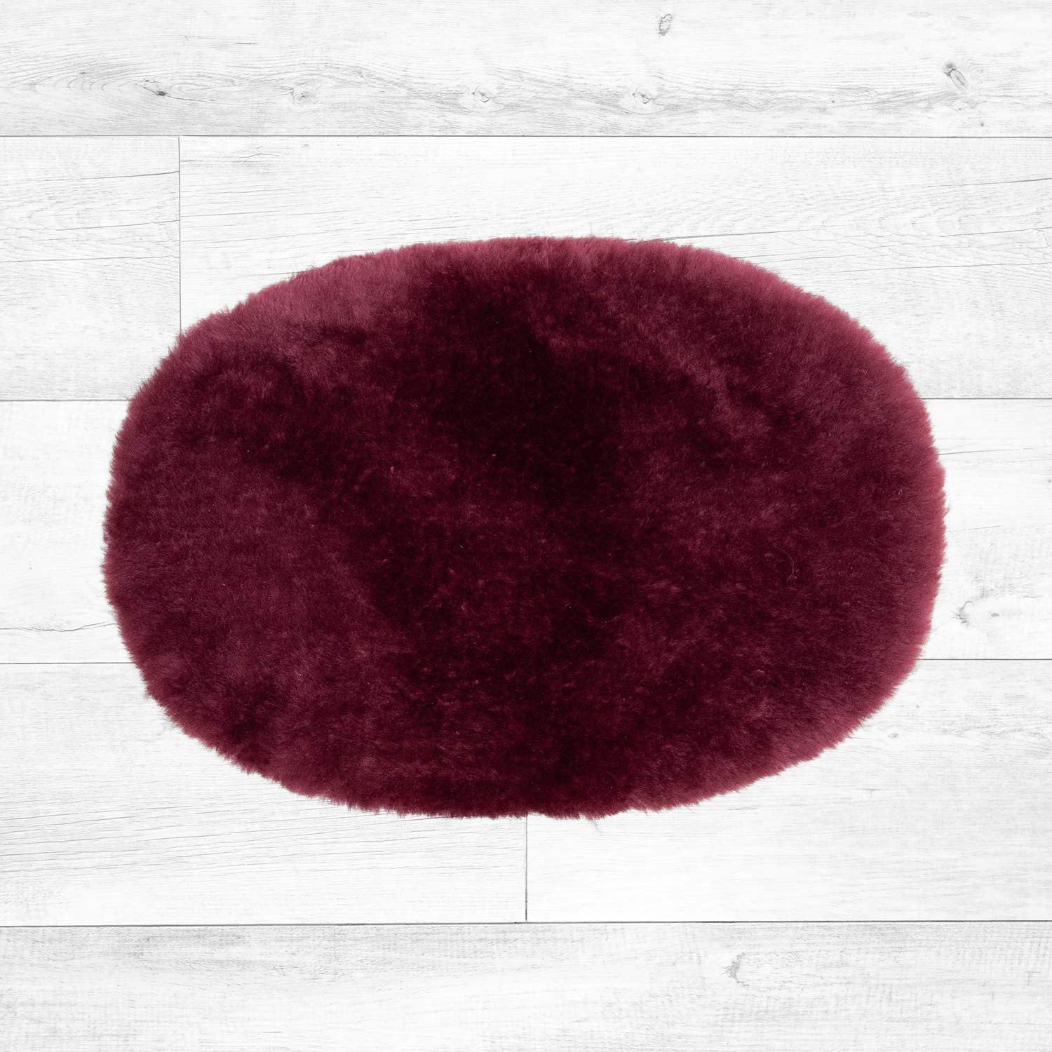 Luxury Oval Sheepskin Pet Bed - Image 5