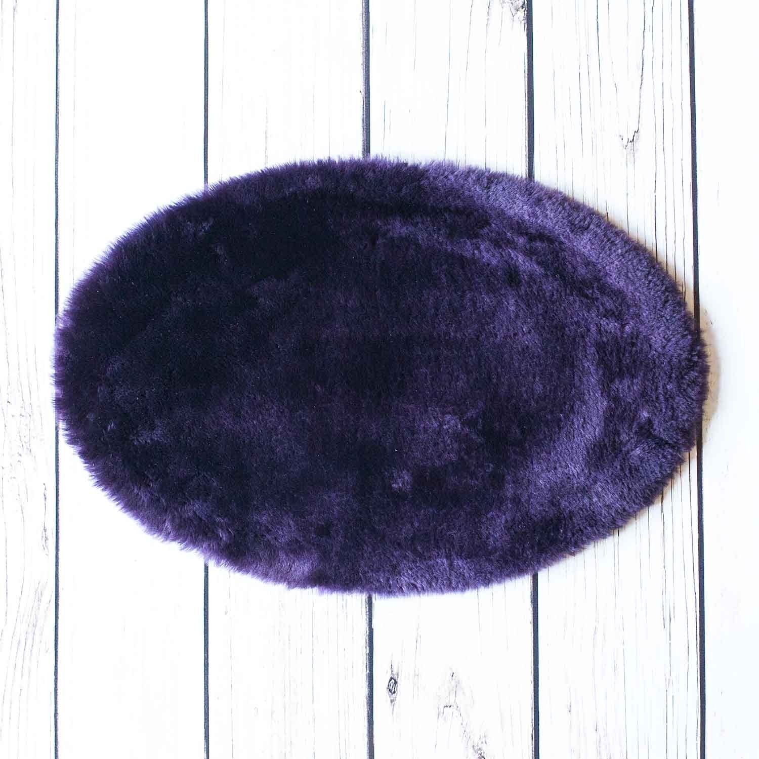 Luxury Oval Sheepskin Pet Bed - Image 6