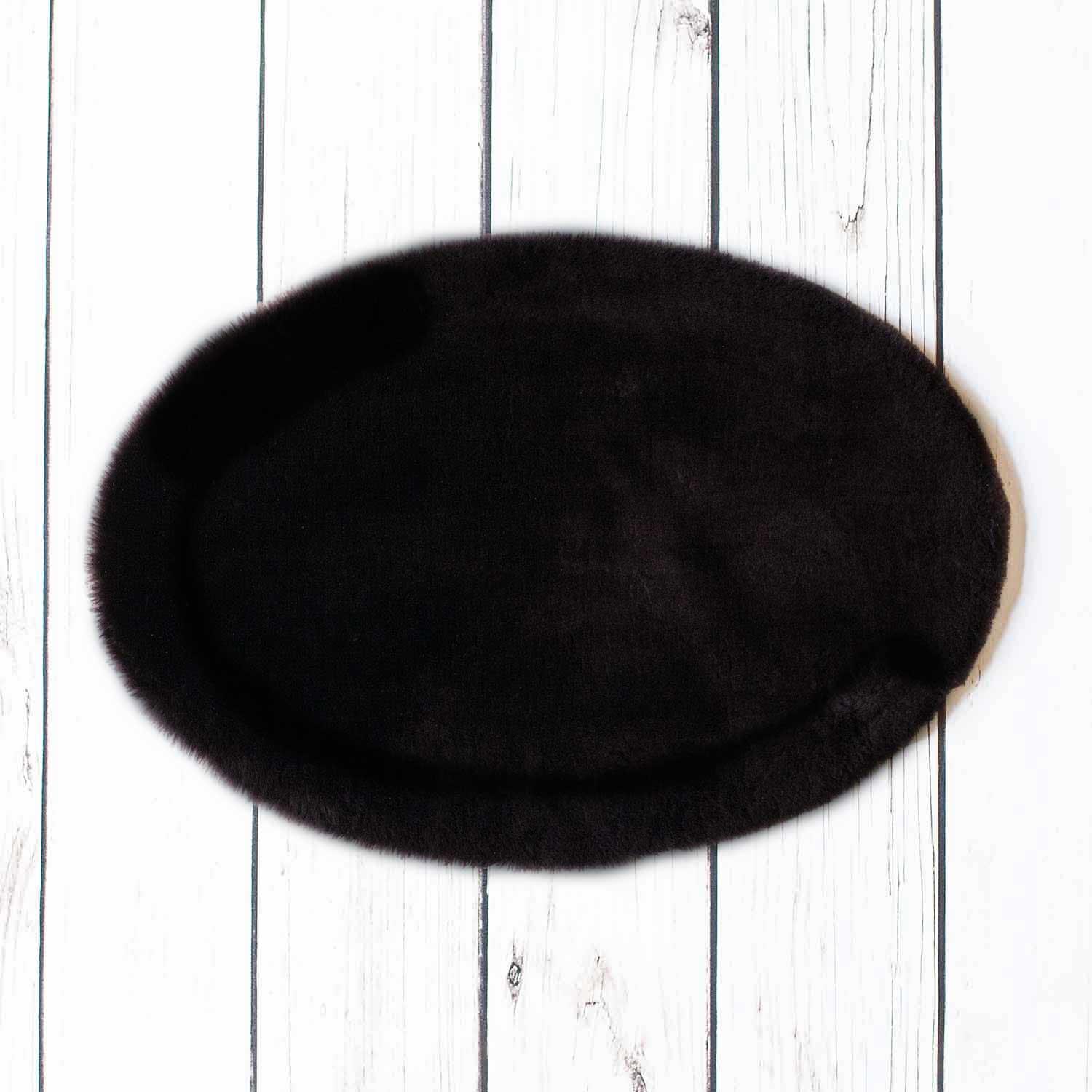 Luxury Oval Sheepskin Pet Bed - Image 8