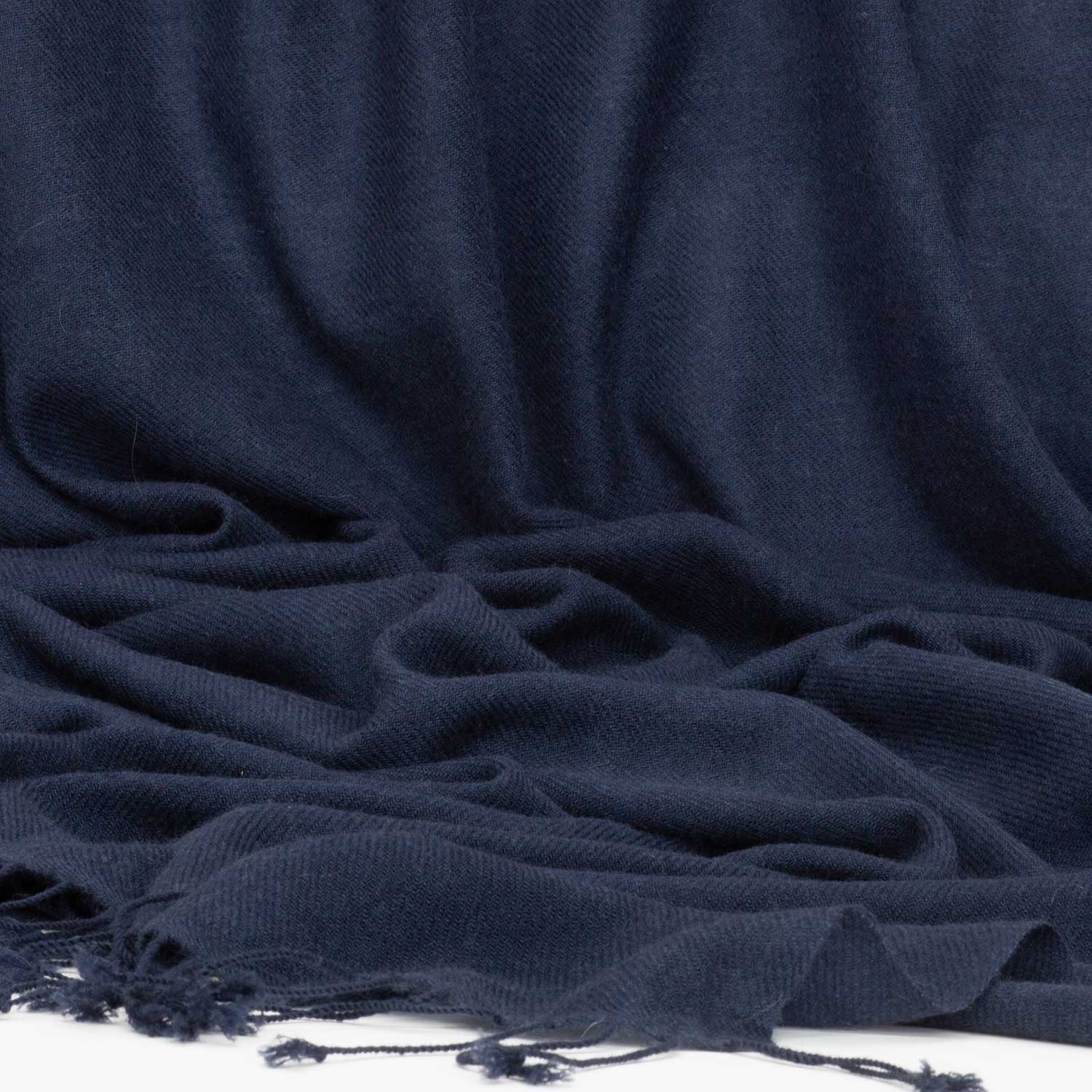 Luxury Pashmina Shawl Blueberry - Image 3