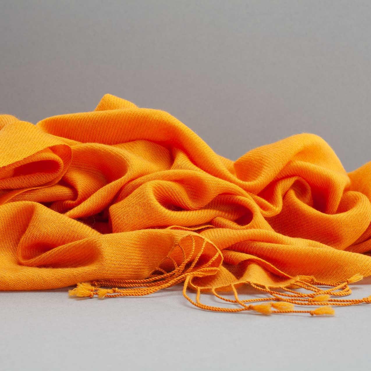 Luxury Pashmina Shawl Marigold - Image 5