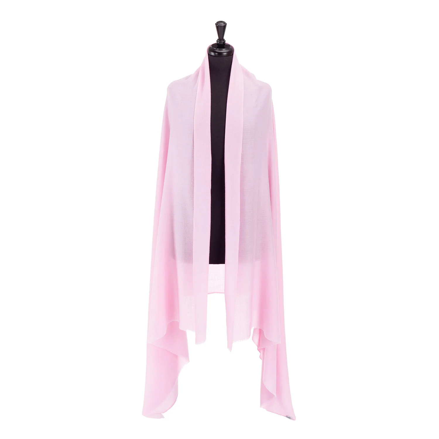 Merino Wool Shawl Light Pink - Image 7