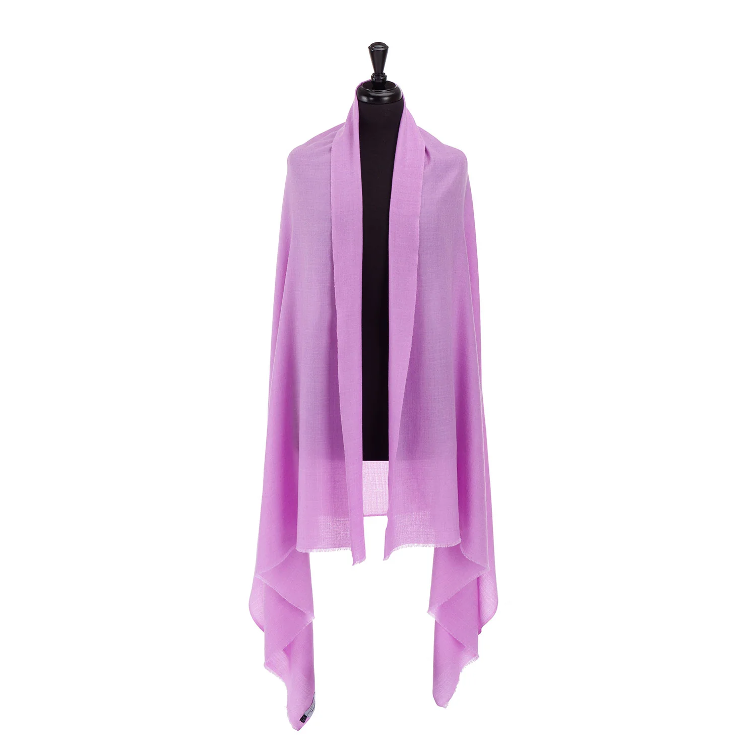 Merino Wool Shawl Lilac - Image 5