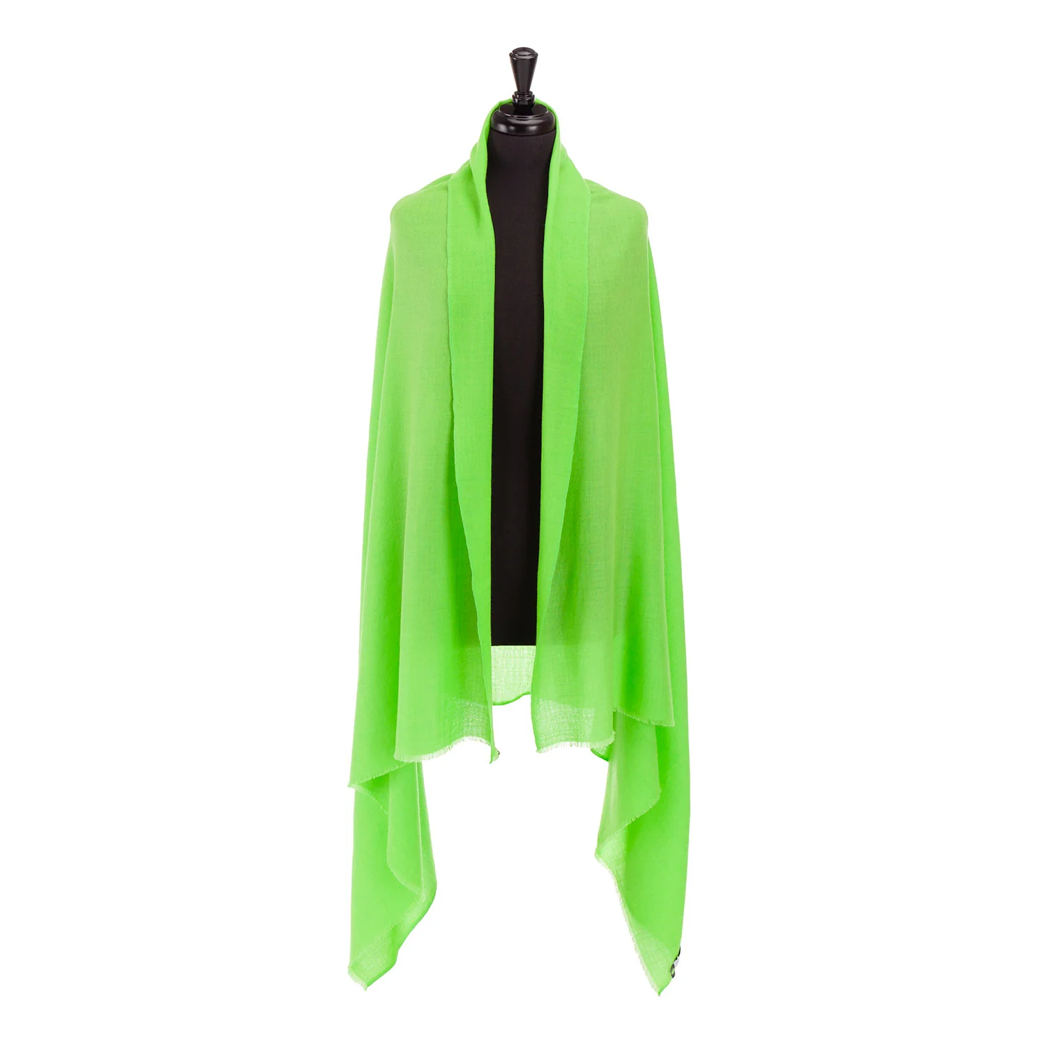 Merino Wool Shawl Lime - Image 7