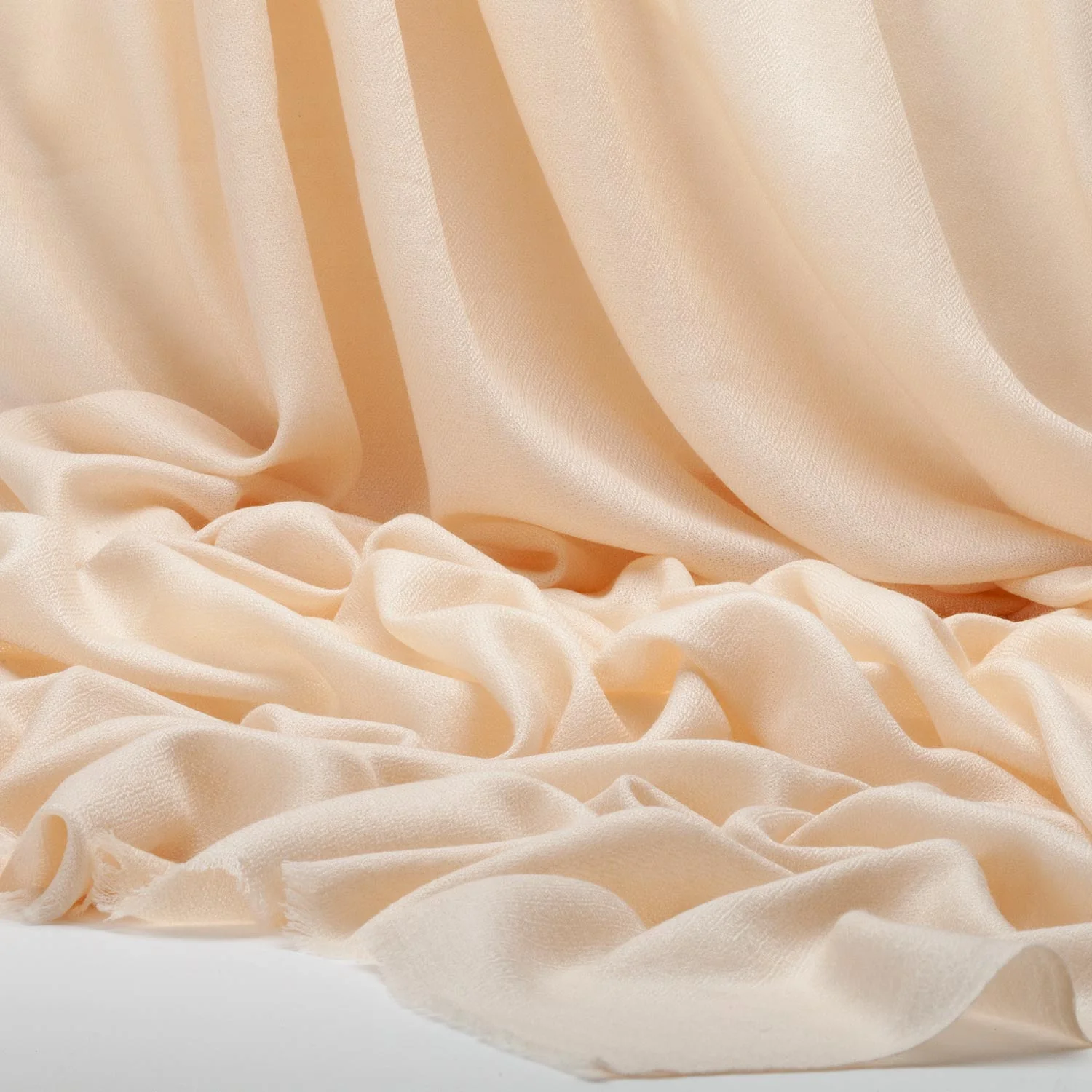 Merino Wool Shawl Oyster - Image 6