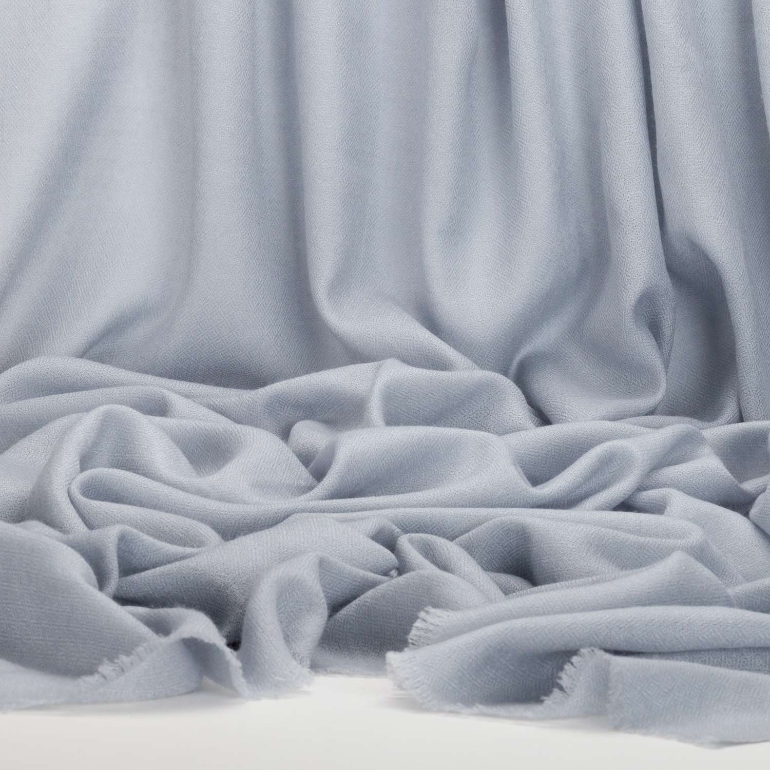Merino Wool Shawl Silver - Image 7
