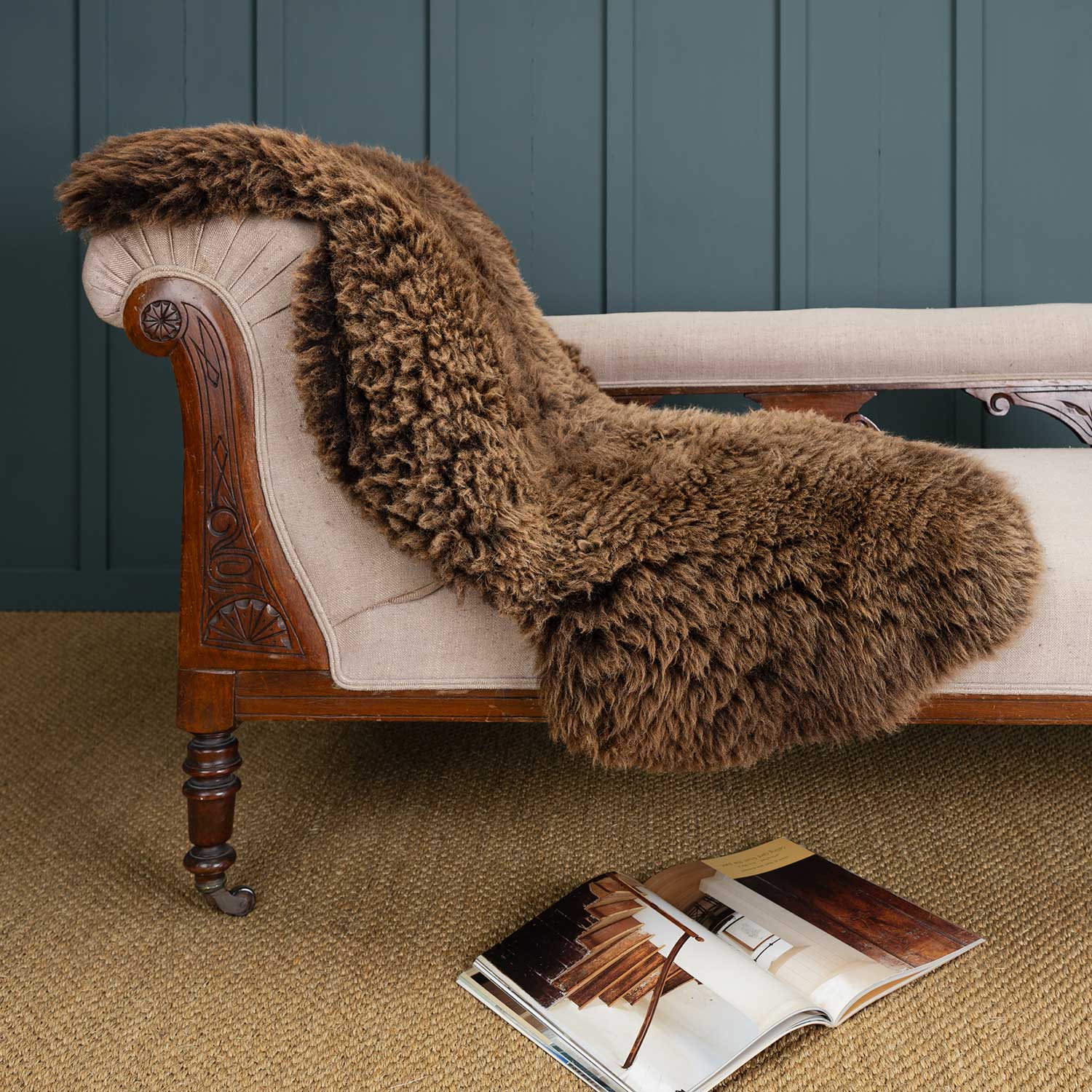 Natural Chocolate Sheepskin - Image 2