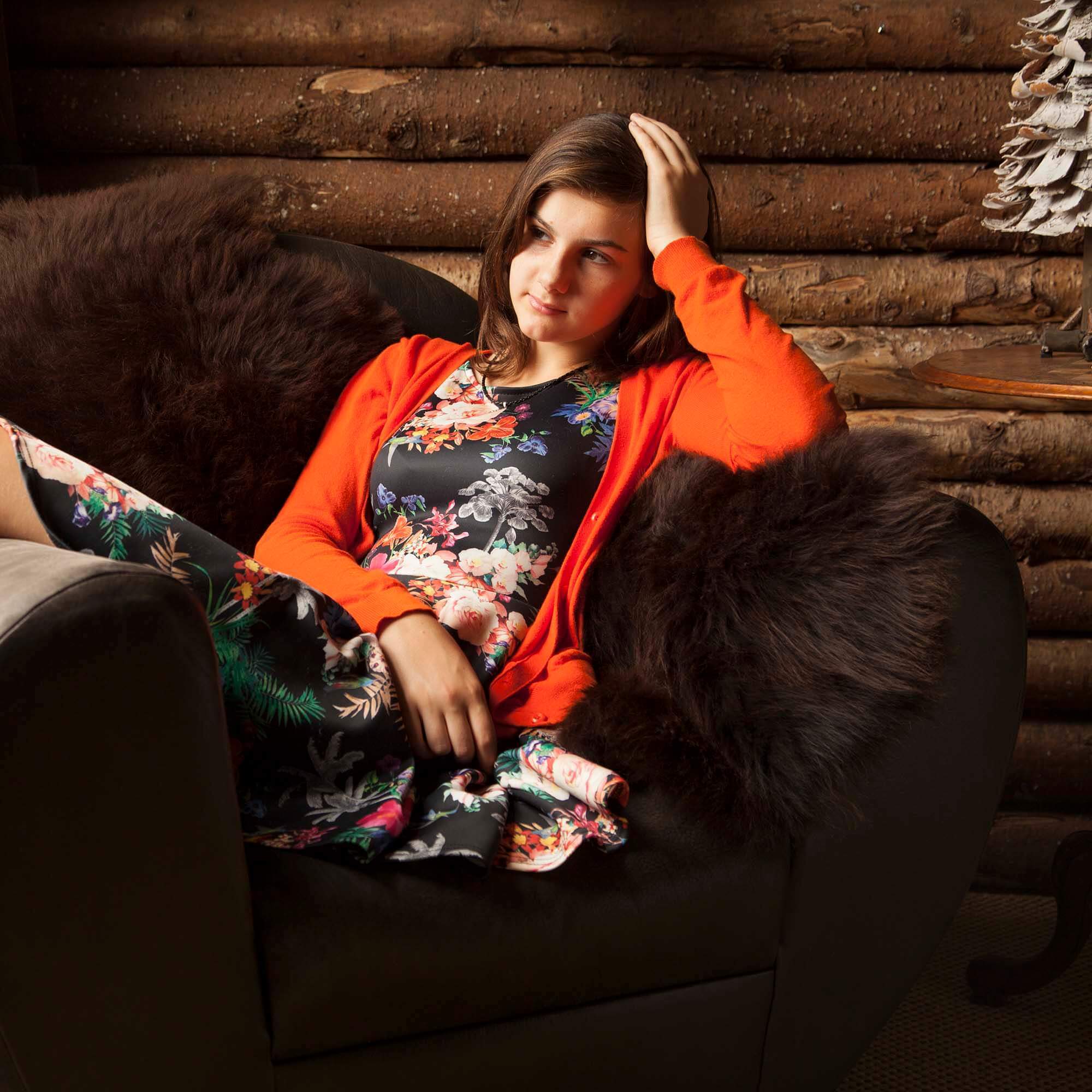 Natural Chocolate Sheepskin - Image 7