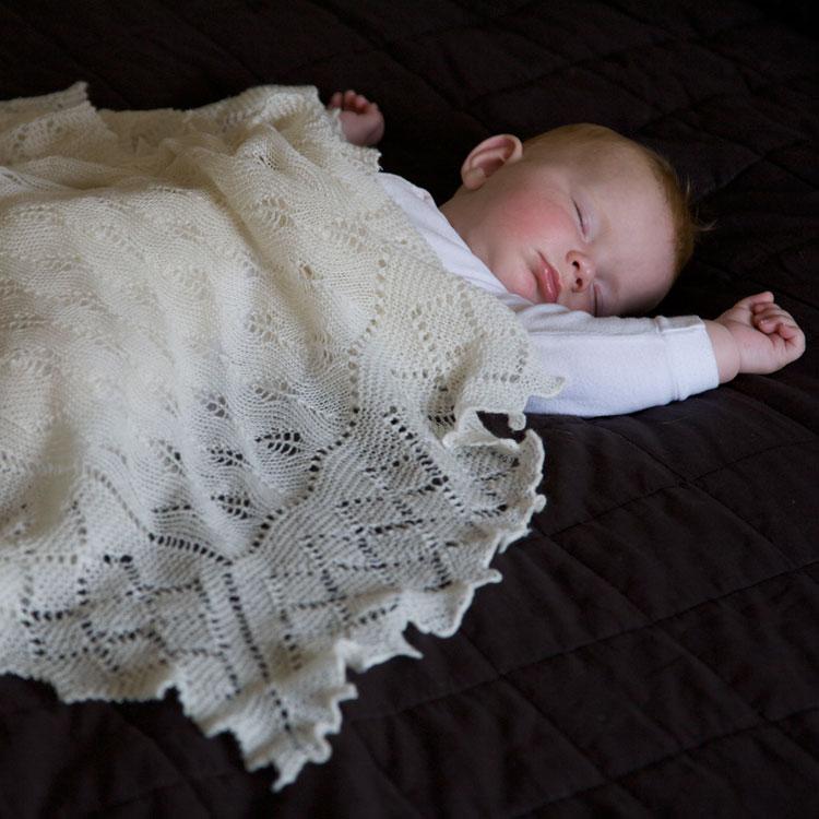Pure Wool Baby Shawl - Image 3