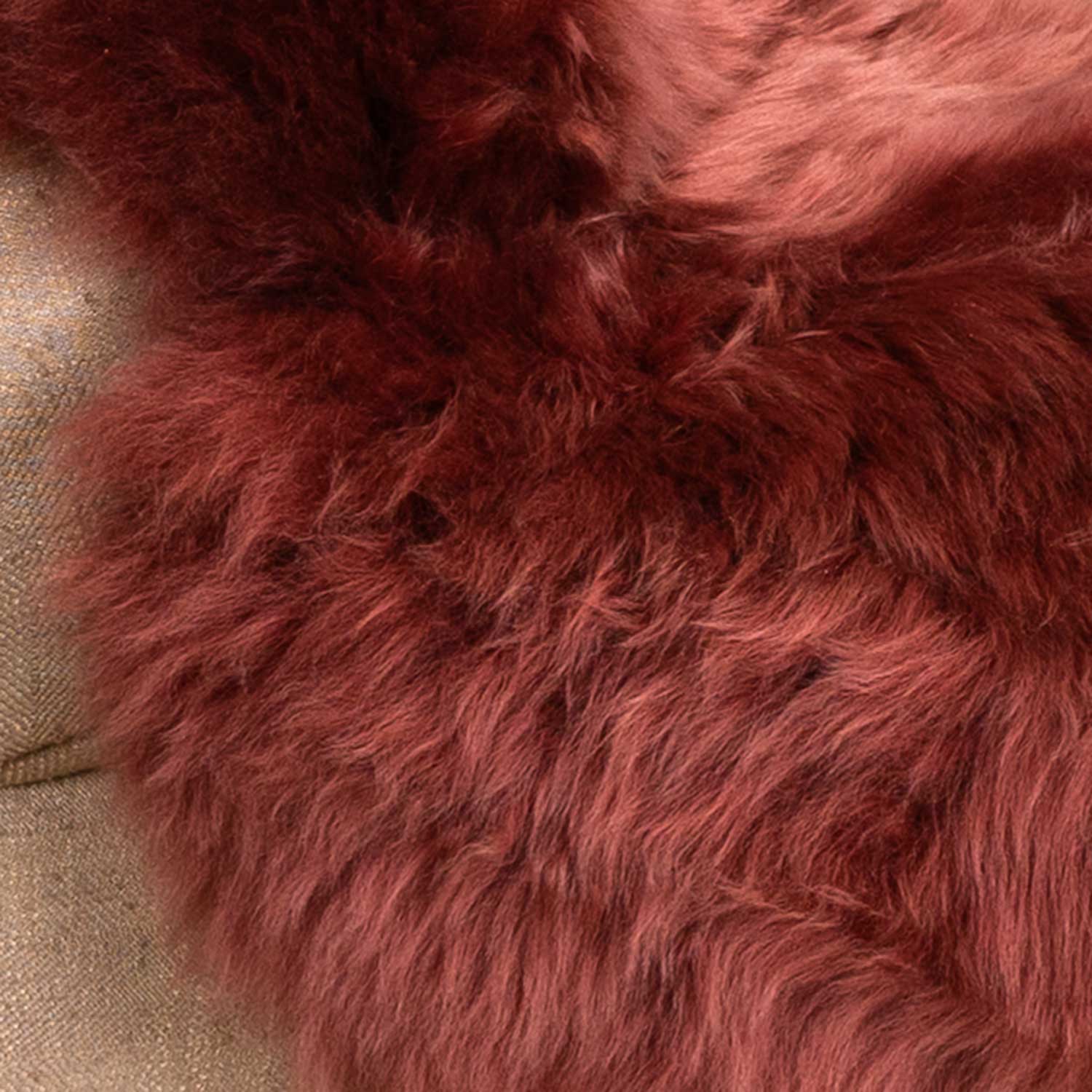 Seconds Sheepskin Rug Rosewood - Image 6