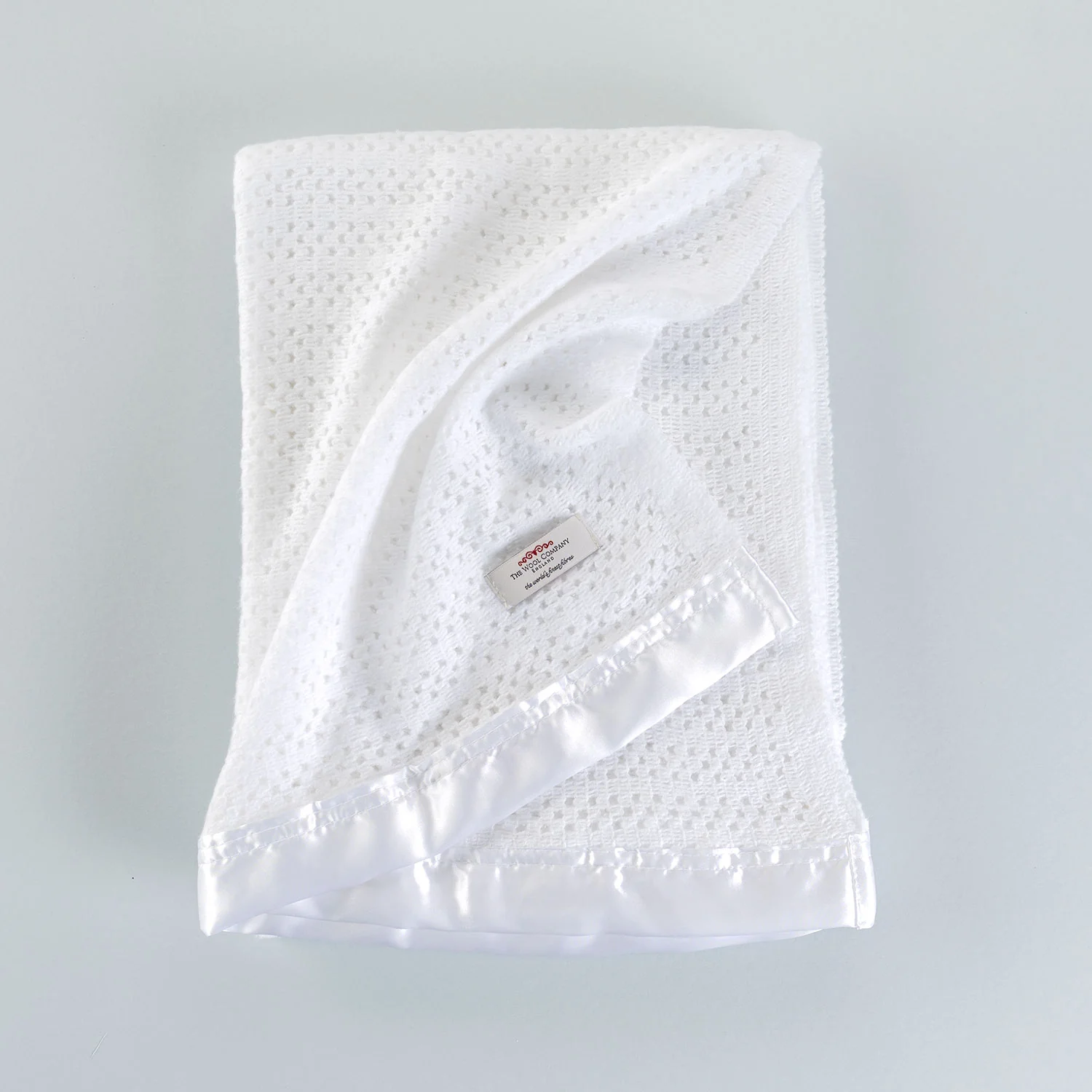 Satin Trimmed Baby Blanket - Image 3