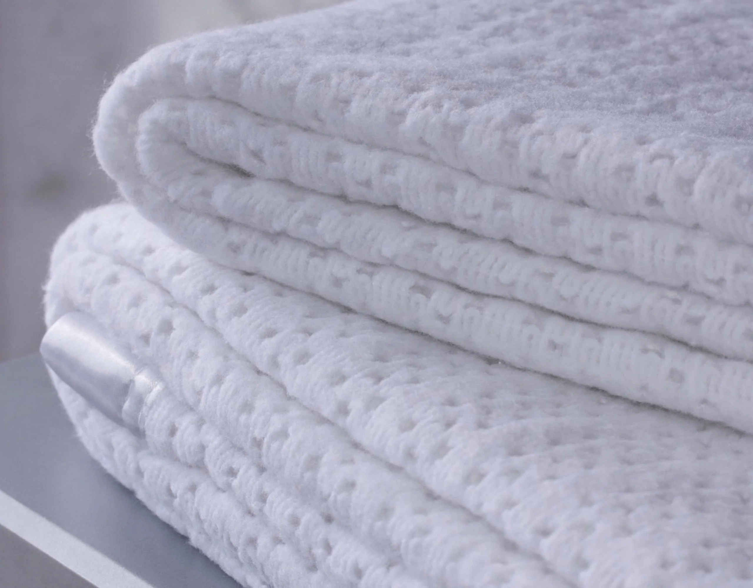 Satin Trimmed Baby Blanket - Image 6
